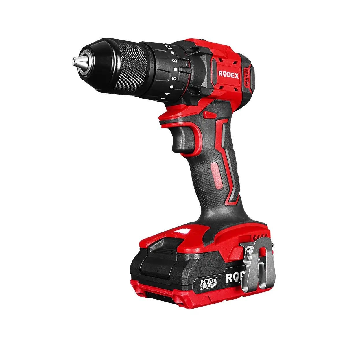 Rodex Darbeli Matkap 20 V 2x2 Ah. Kömürsüz Motor RDX3404