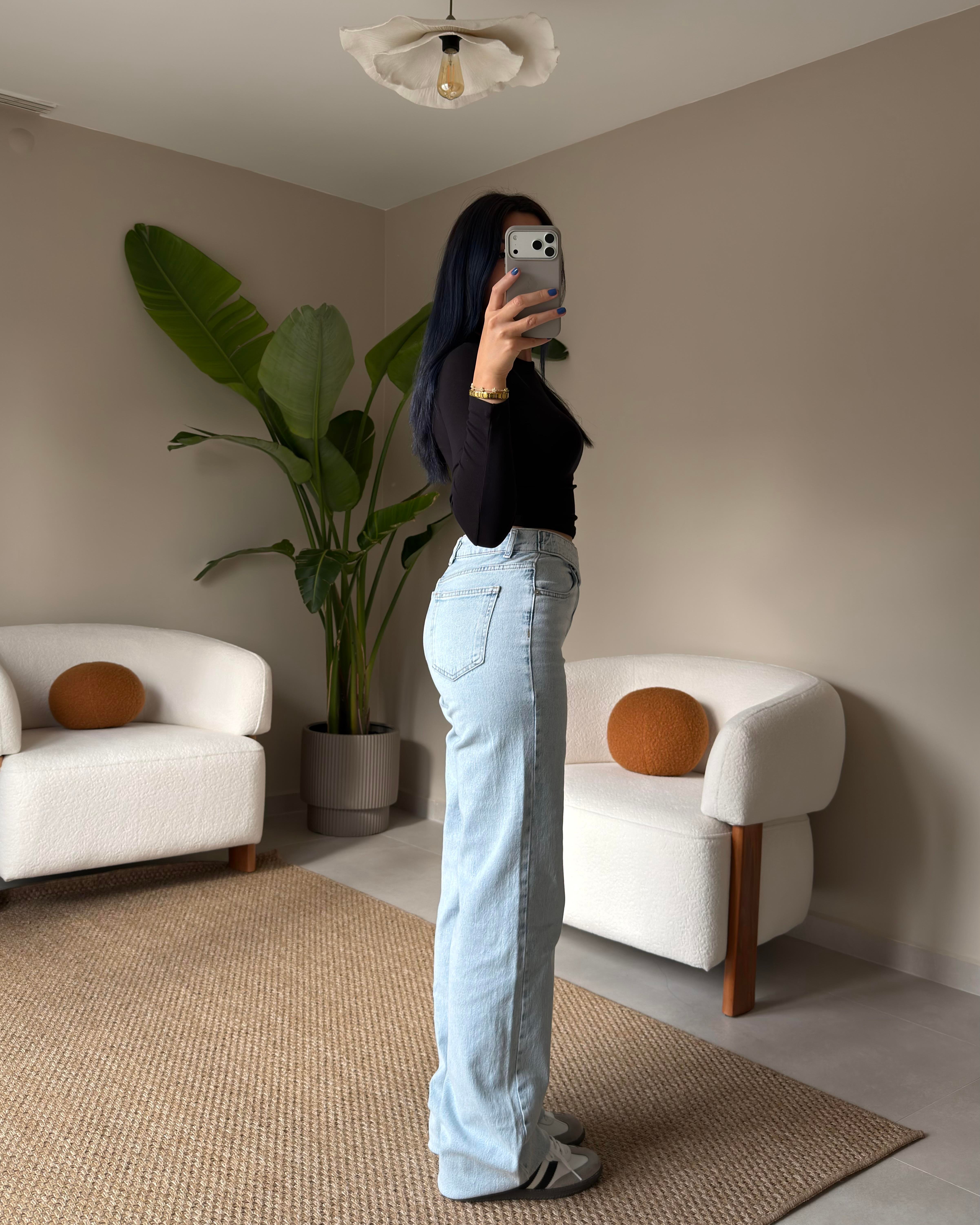 AÇIK MAVİ WIDE LEG JEAN