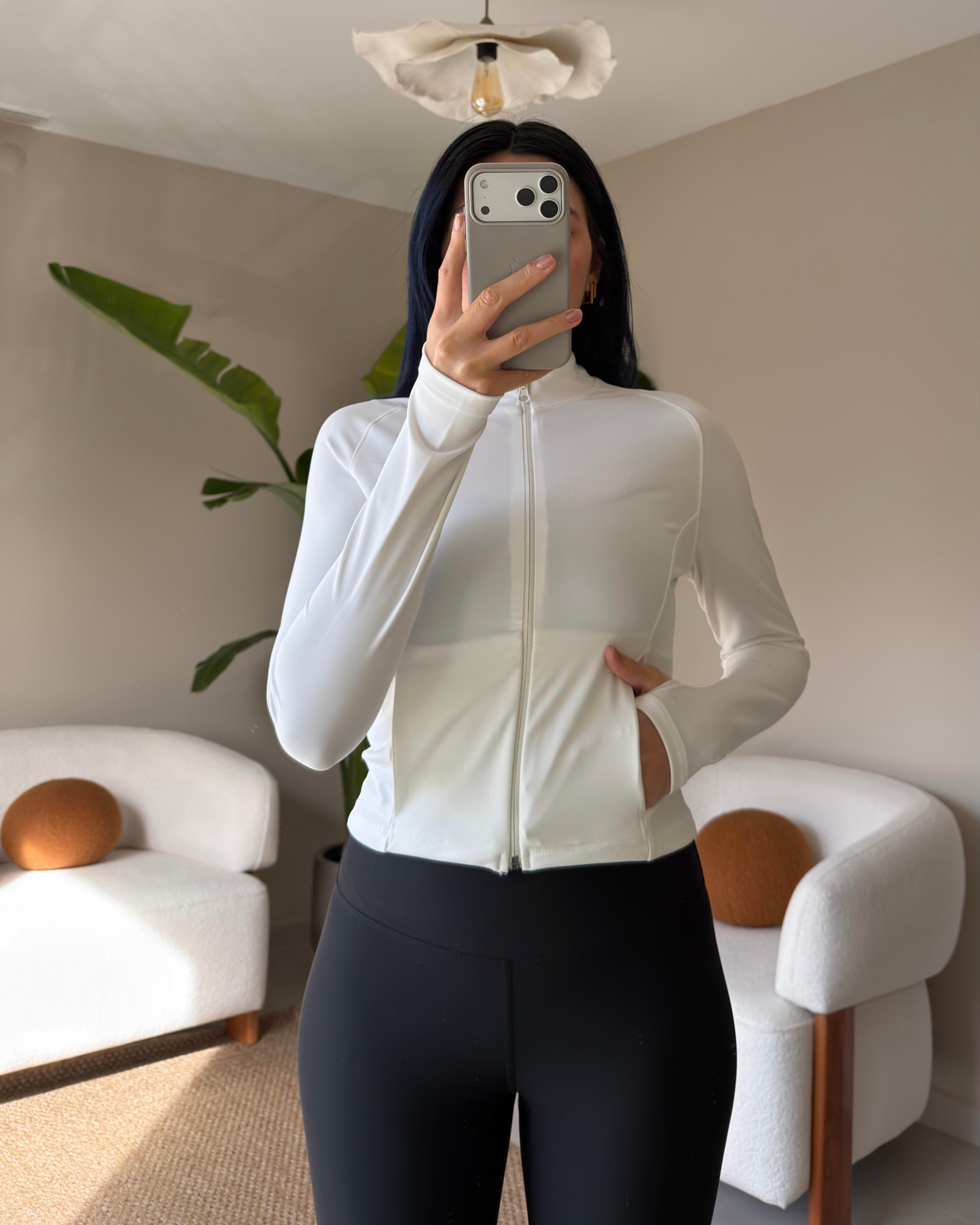 BEYAZ DALGIÇ CEPLİ FERMUARLI BODY