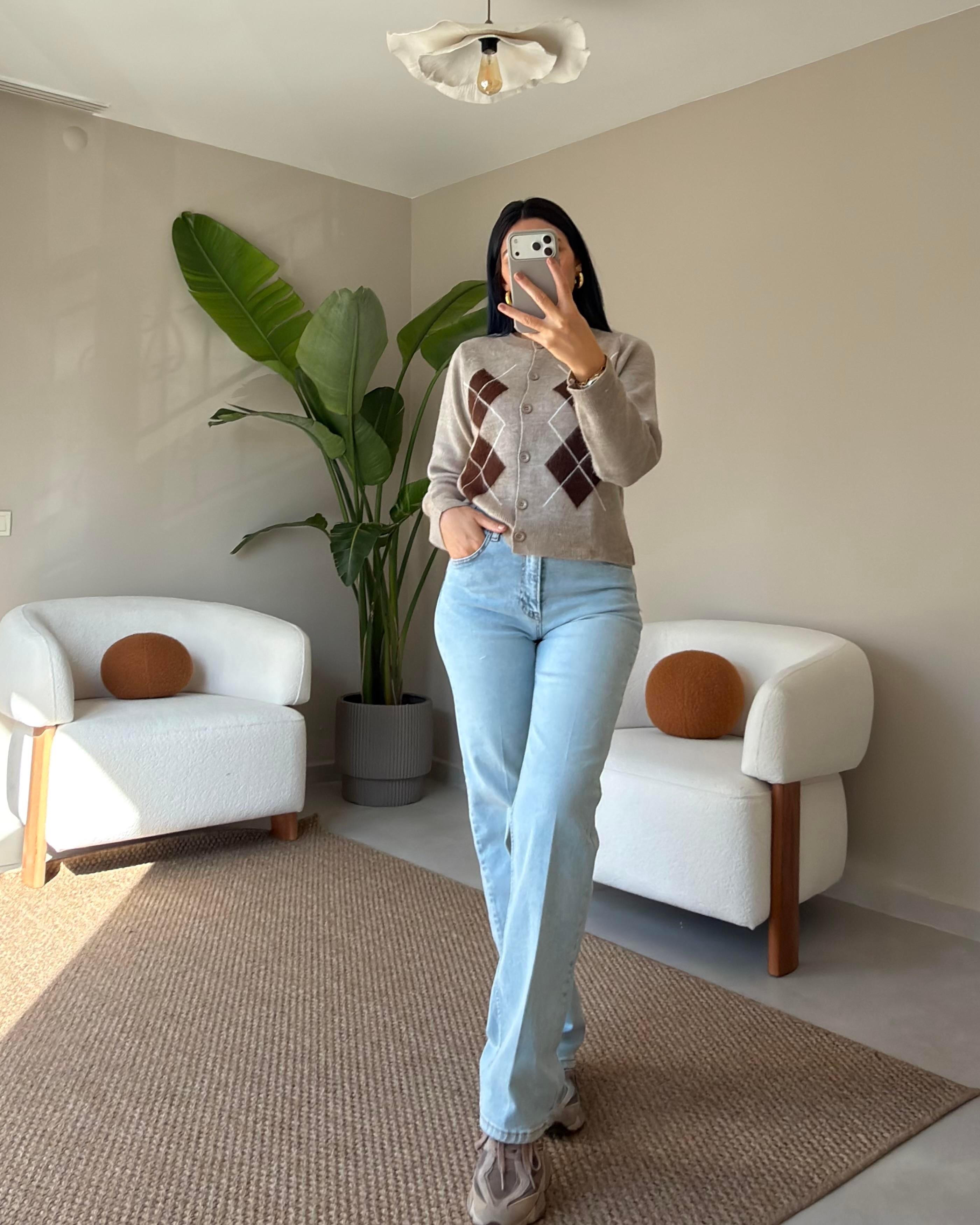 BUZ MAVİSİ STRAIGHT FIT JEAN