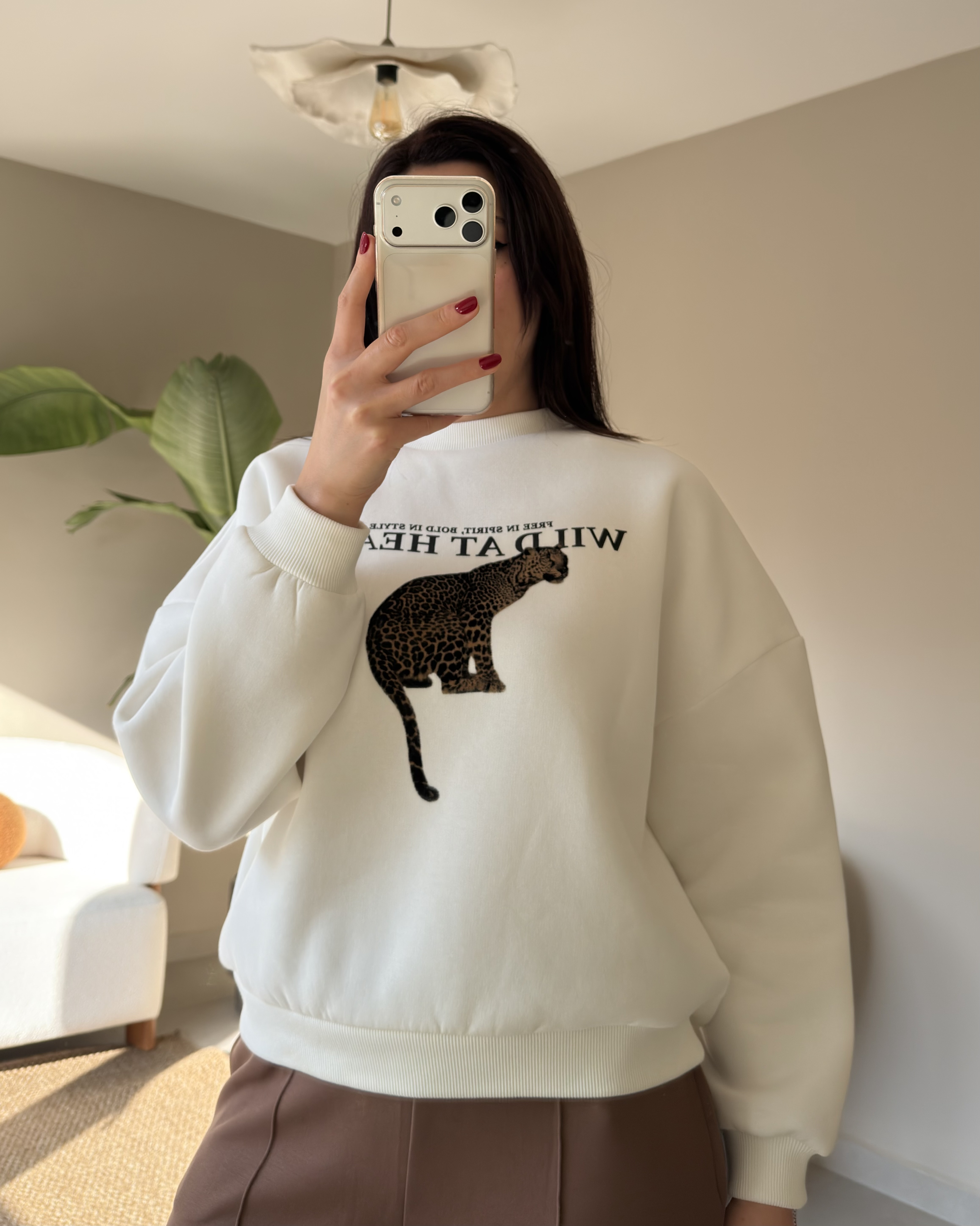LEOPAR FLUARLI SWEATSHIRT