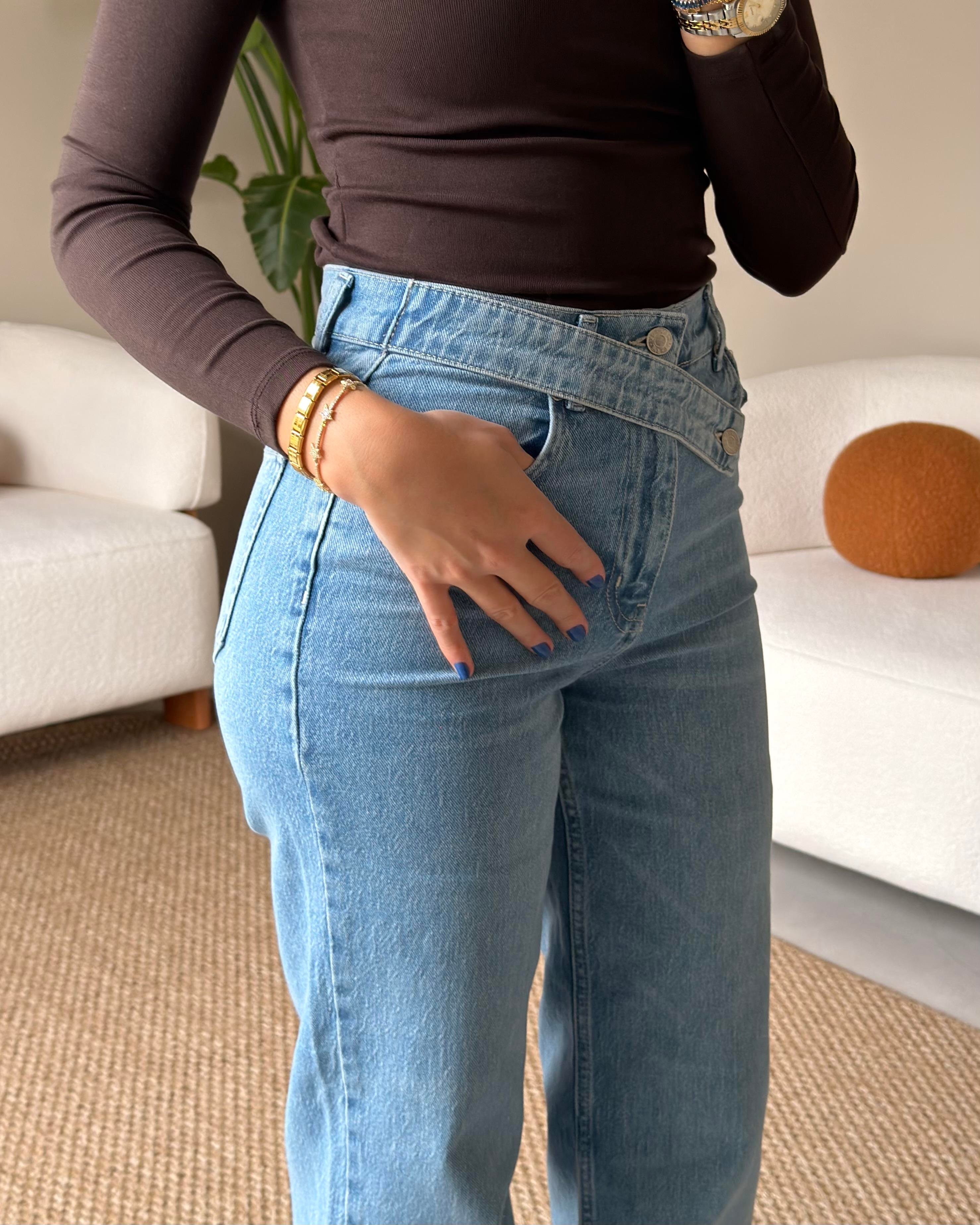 MAVİ WIDE LEG JEAN