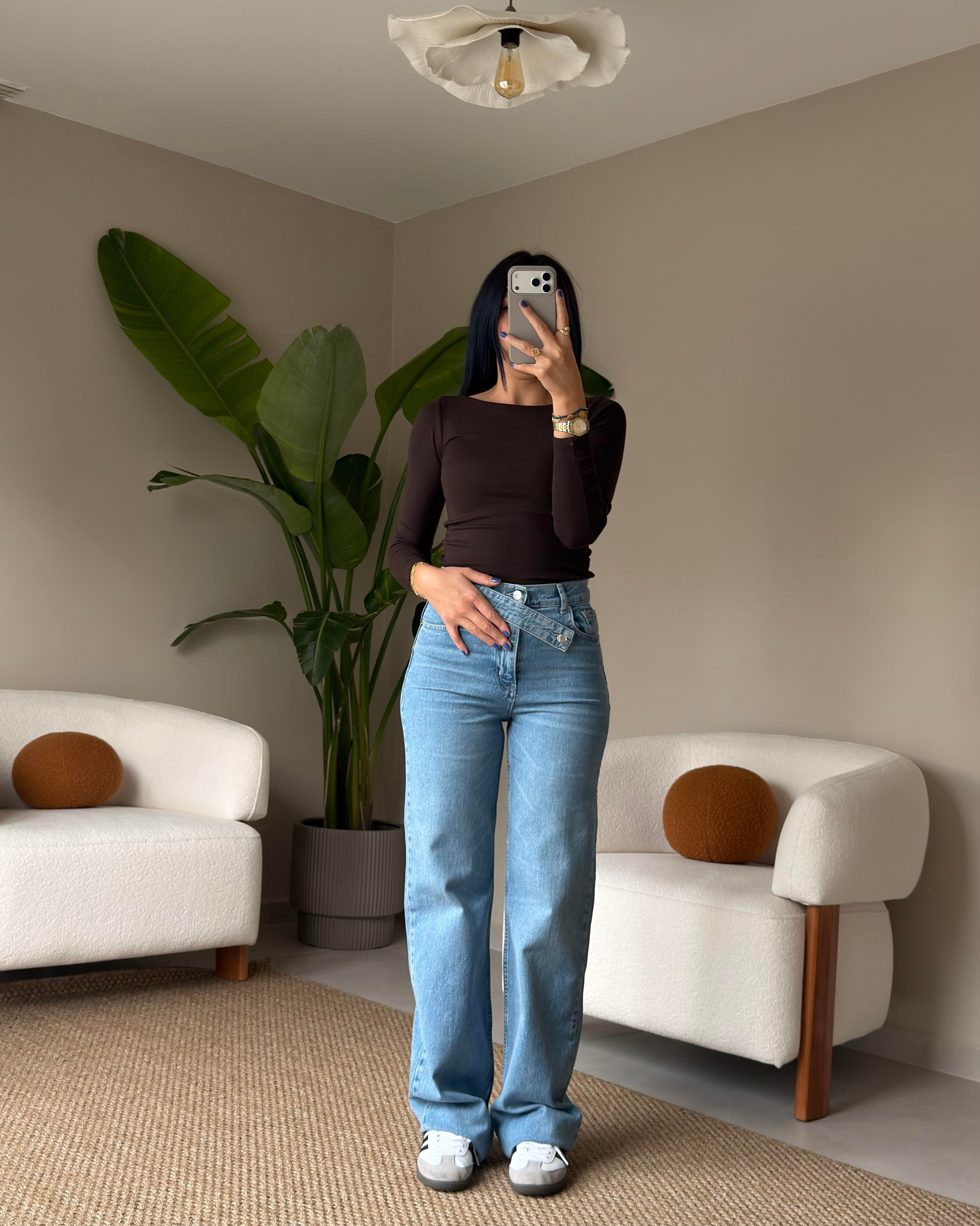 MAVİ WIDE LEG JEAN