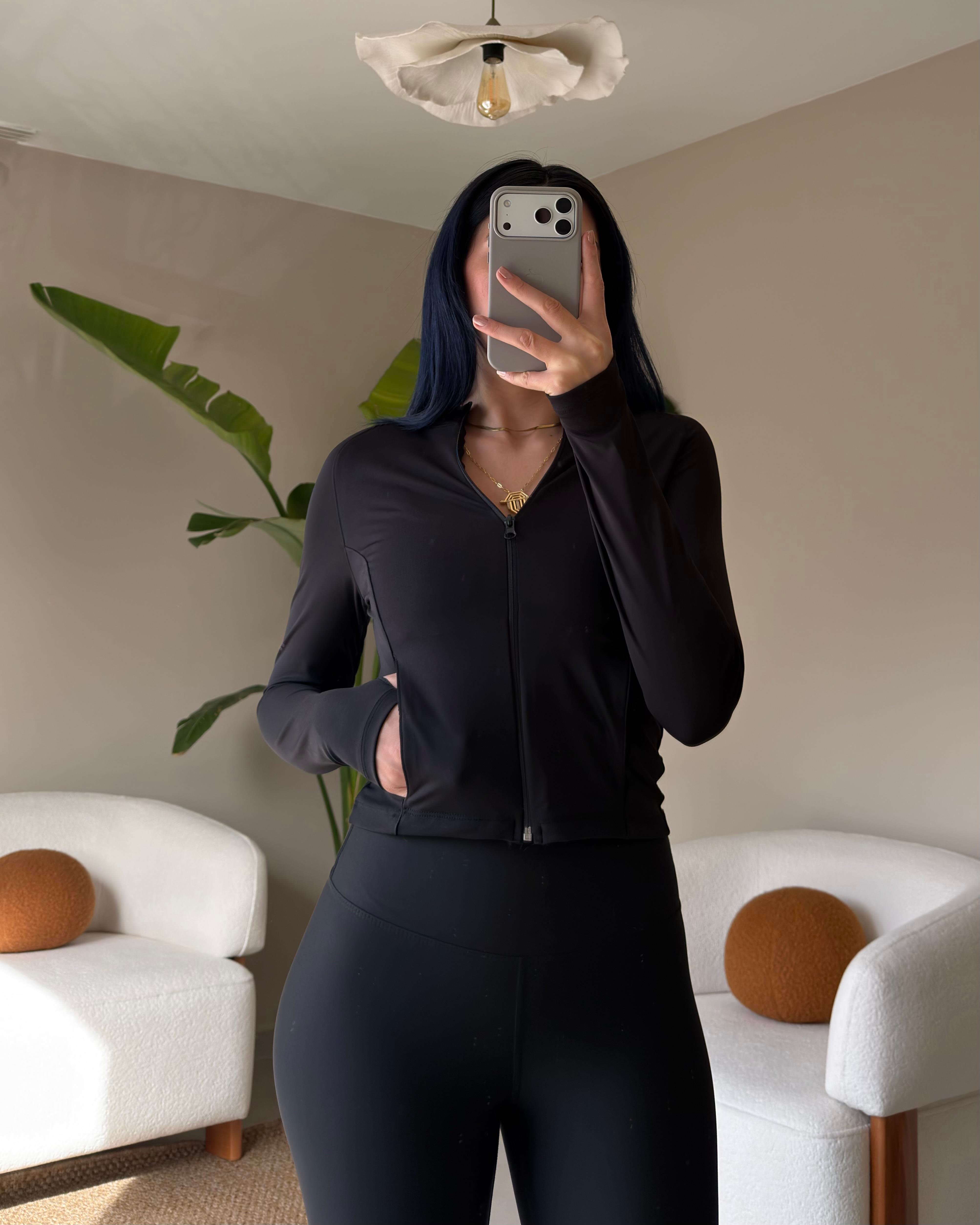 SİYAH DALGIÇ CEPLİ FERMUARLI BODY