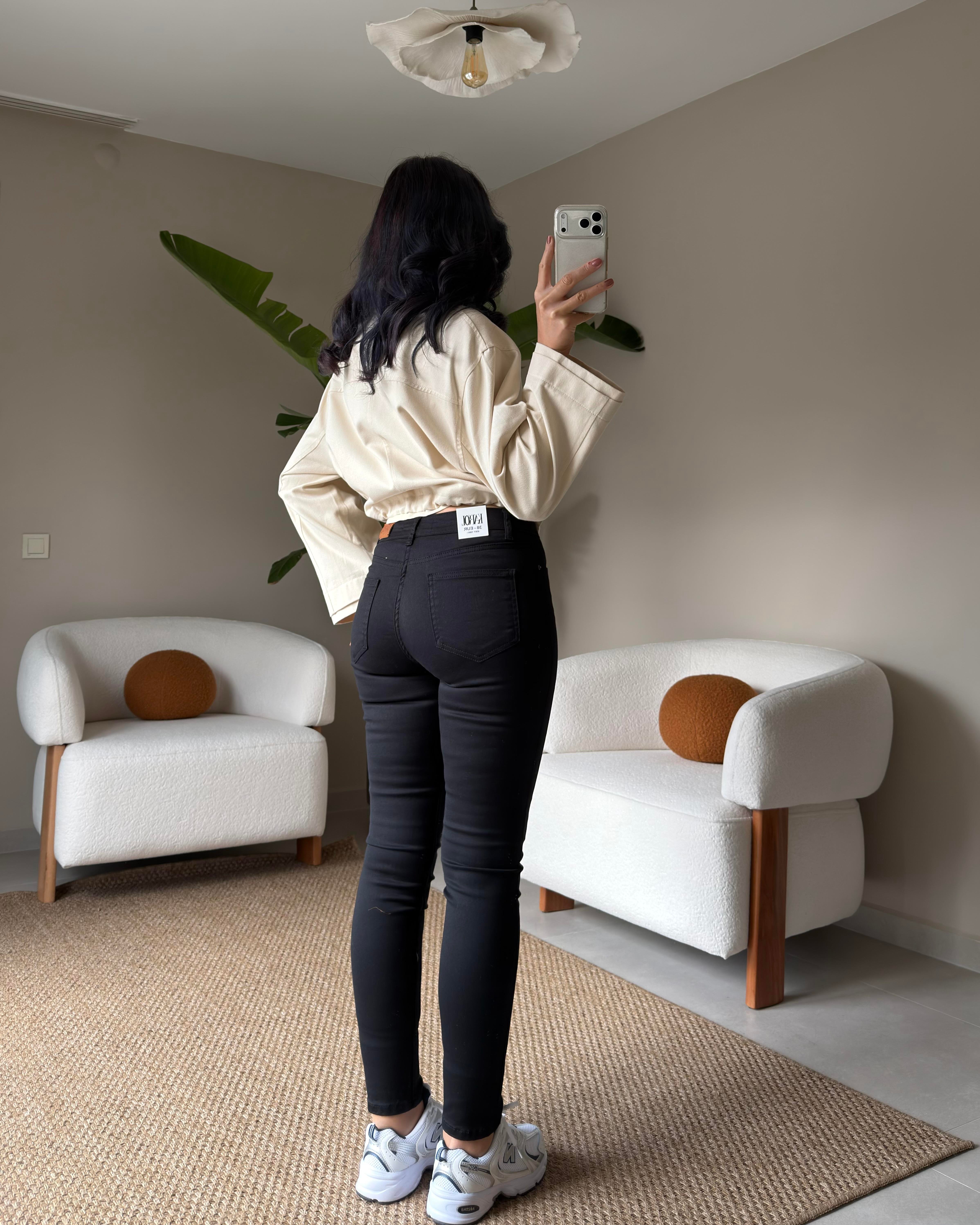 SİYAH STRETCH JEAN
