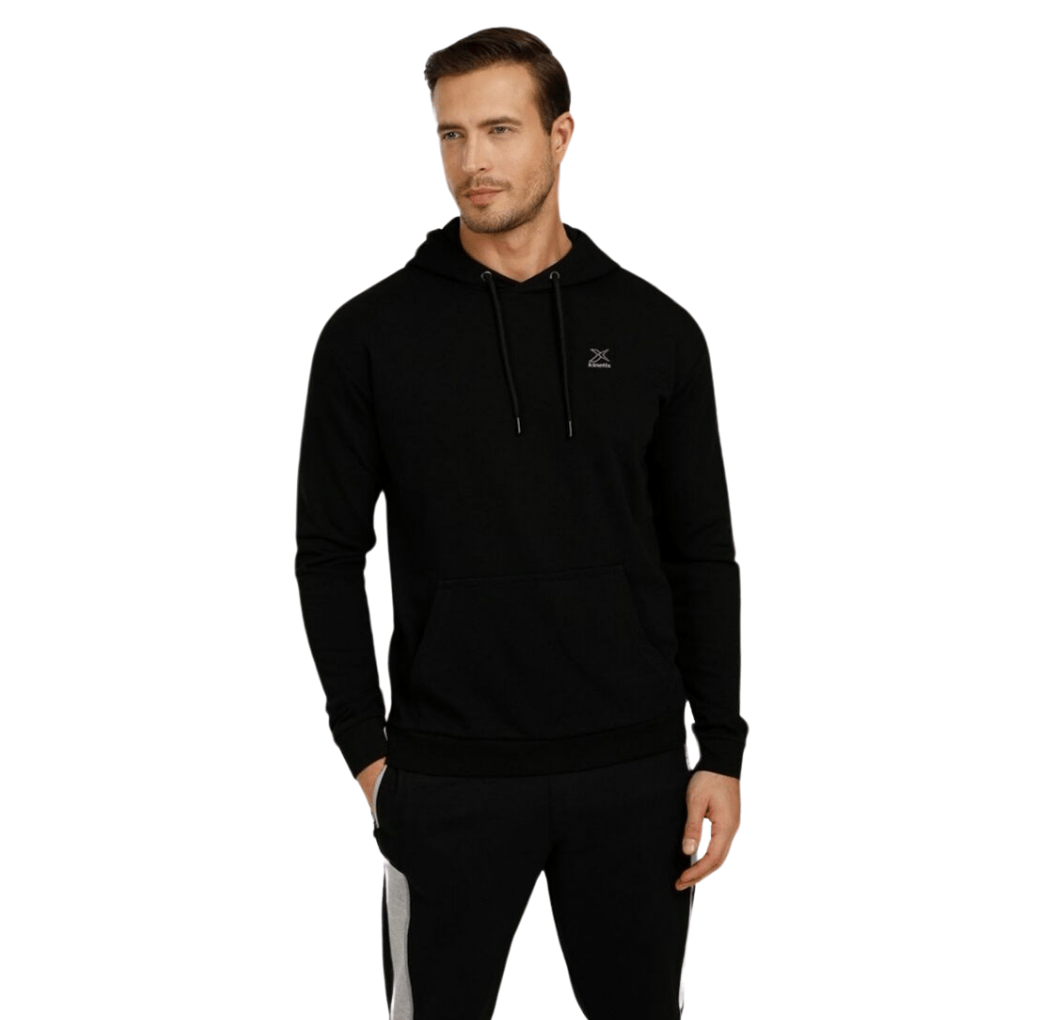 KİNETİX CRF SİYAH KAPŞONLU SWEATSHIRT