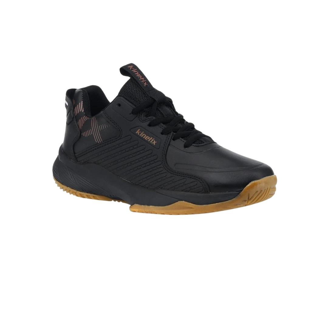 KİNETİX RACTER PU SİYAH CAMEL SNEAKER
