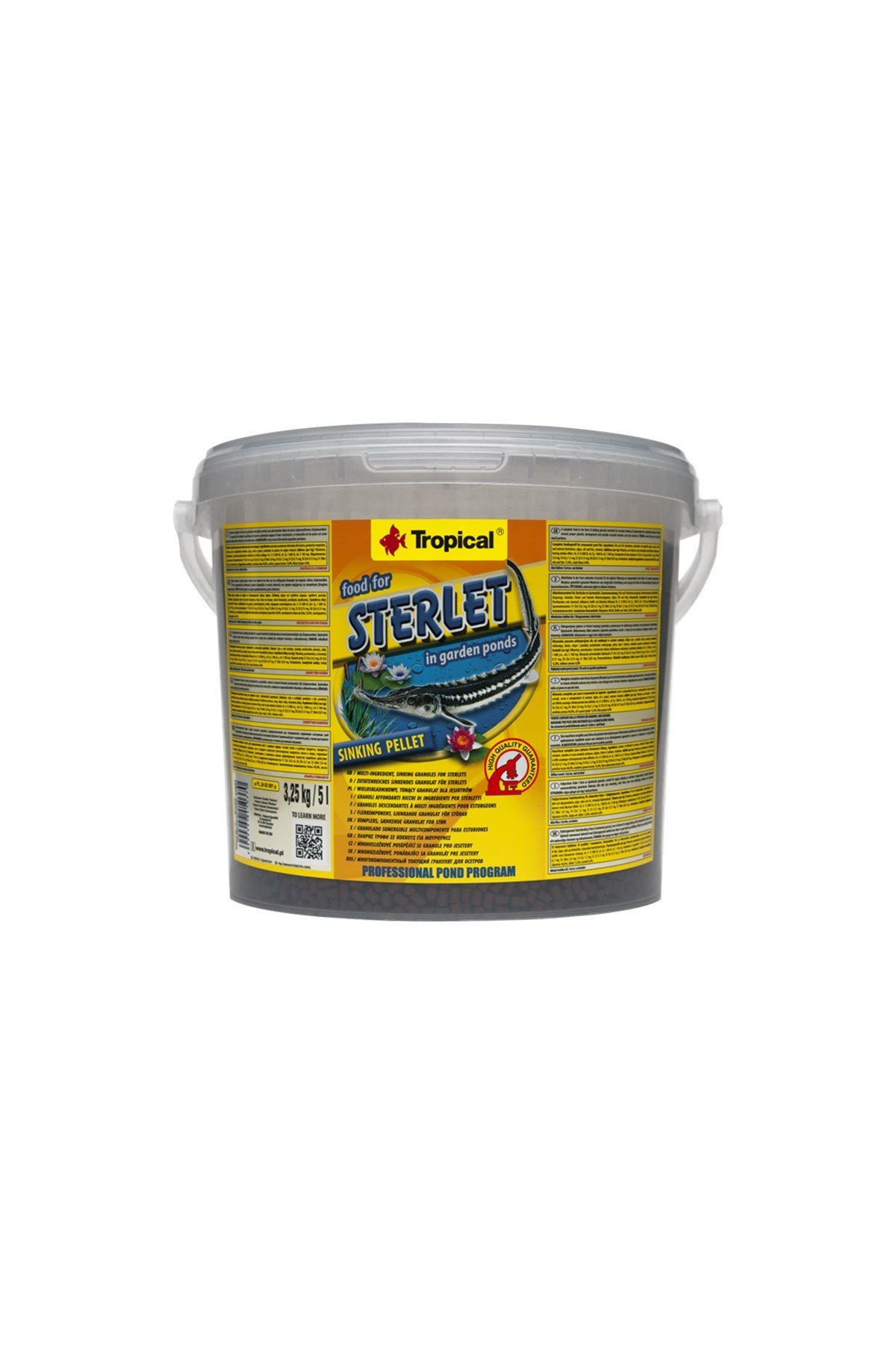 Tropical Food For Sterillet 5L/3,25Kg