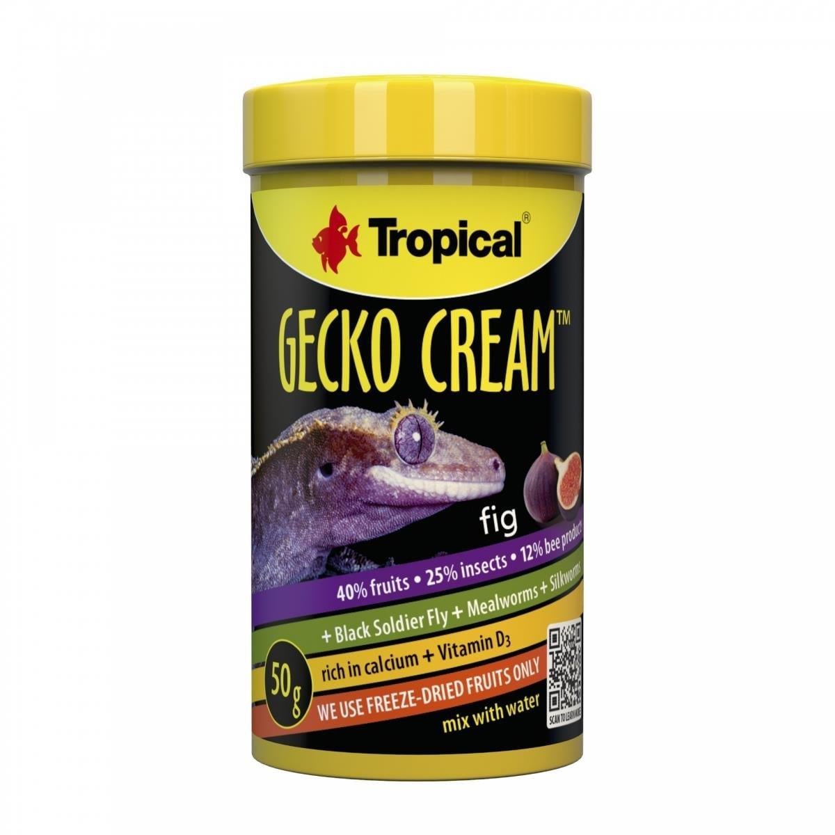 Tropical Gecko Cream Fig (İncirli) 100ml/50Gr