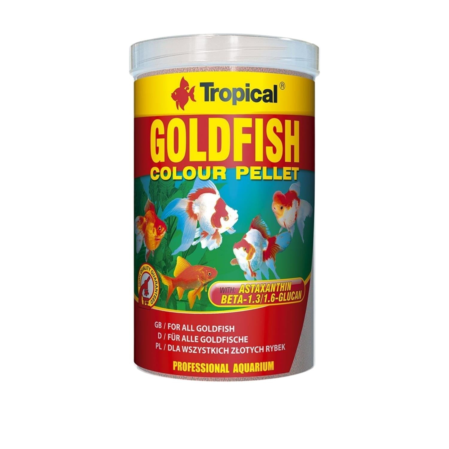 Tropical Goldfish Colour Pellet Size S 100ml/45Gr