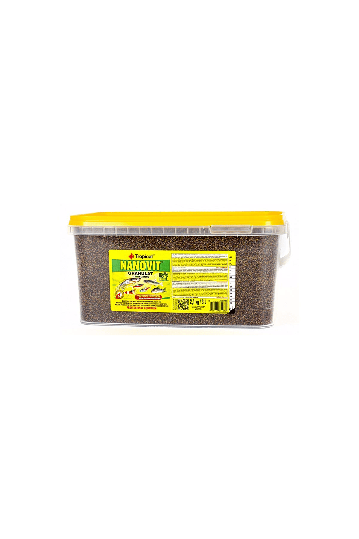 Tropical Nanovit Garanulat 3Lt/2,1Kg