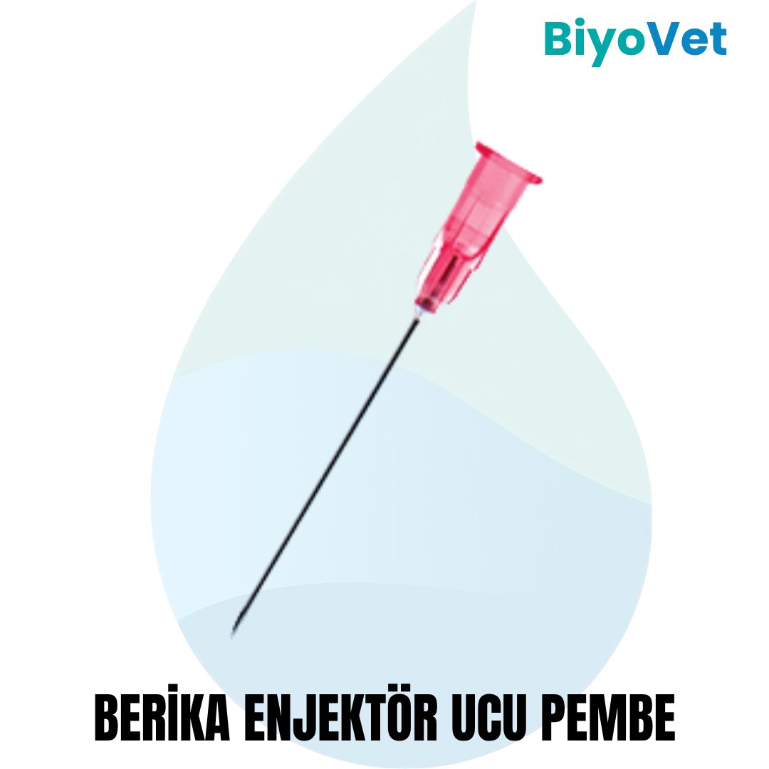 BERİKA PEMBE ENJEKTÖR UCU 500 ADET