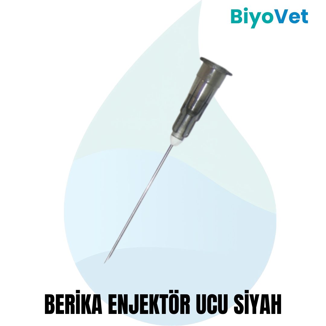 BERİKA SİYAH ENJEKTÖR UCU 500 ADET