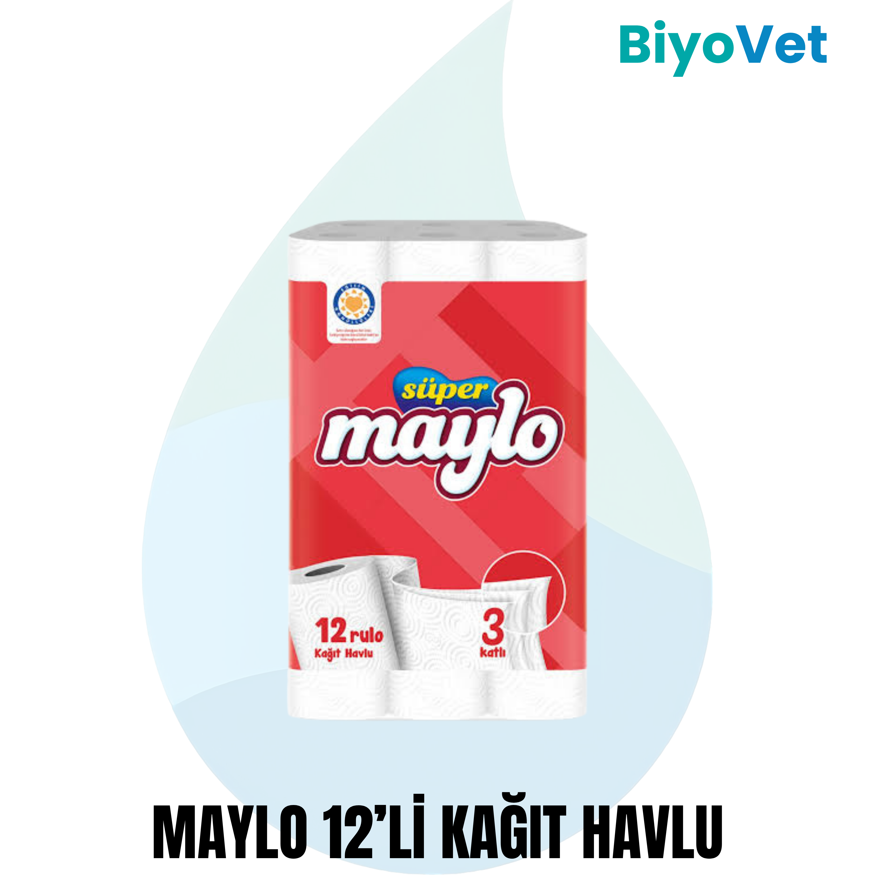 MAYLO KAĞIT HAVLU 3KATLI 12'li*4 ADET