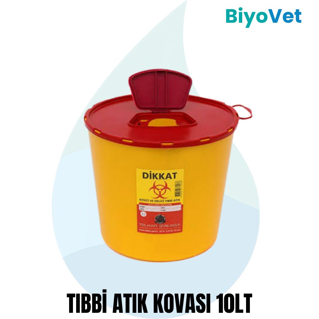 TIBBİ ATIK KOVASI 10lt
