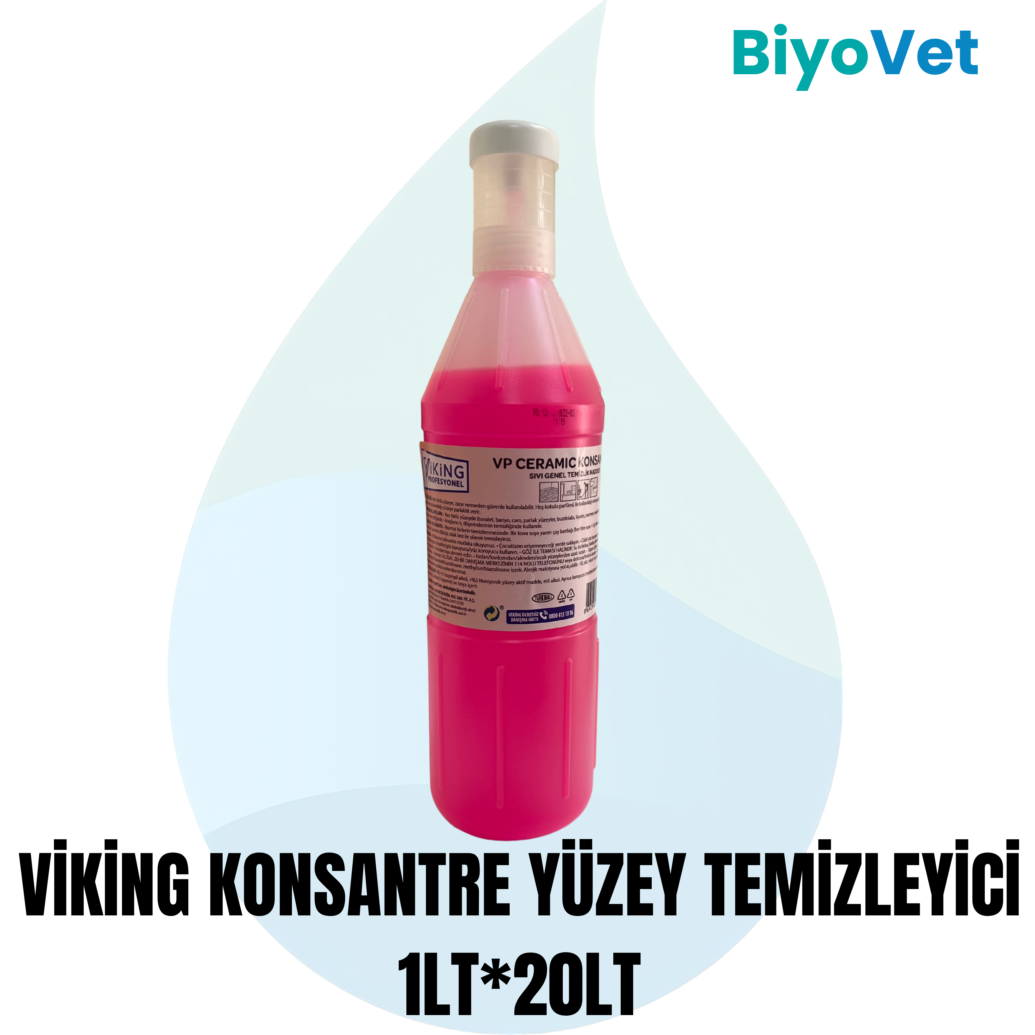 VİKİNG KONSANTRE YÜZEY TEMİZLEYİCİ 1lt/20lt