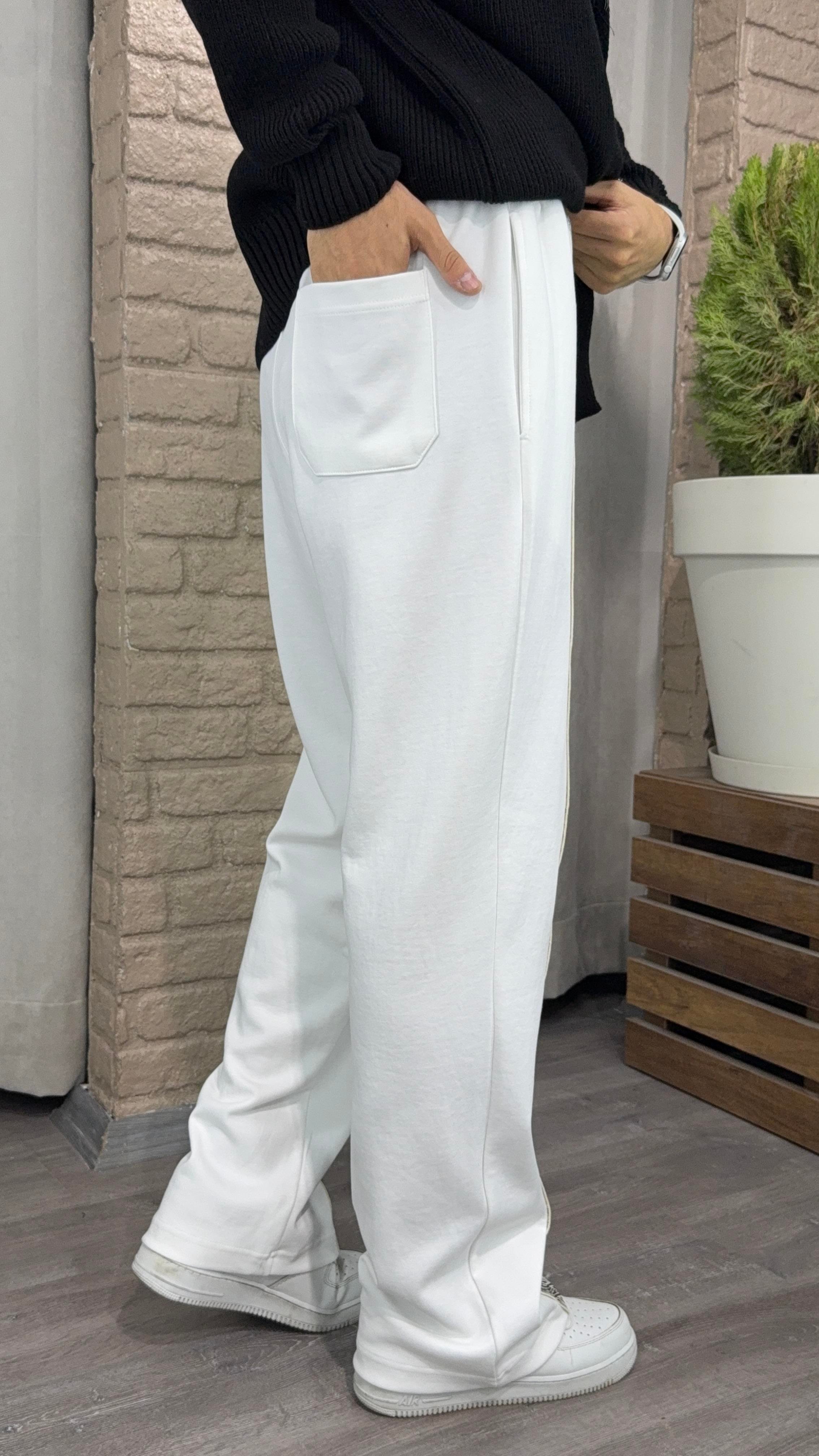 Baggy Ön Şerit Detay Eşofman