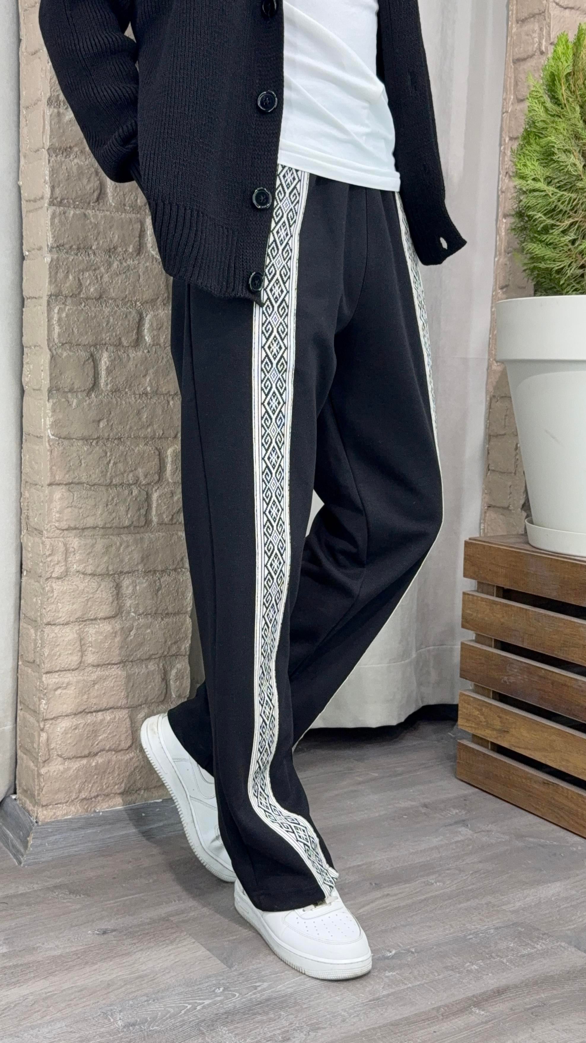 Baggy Ön Şerit Detay Eşofman
