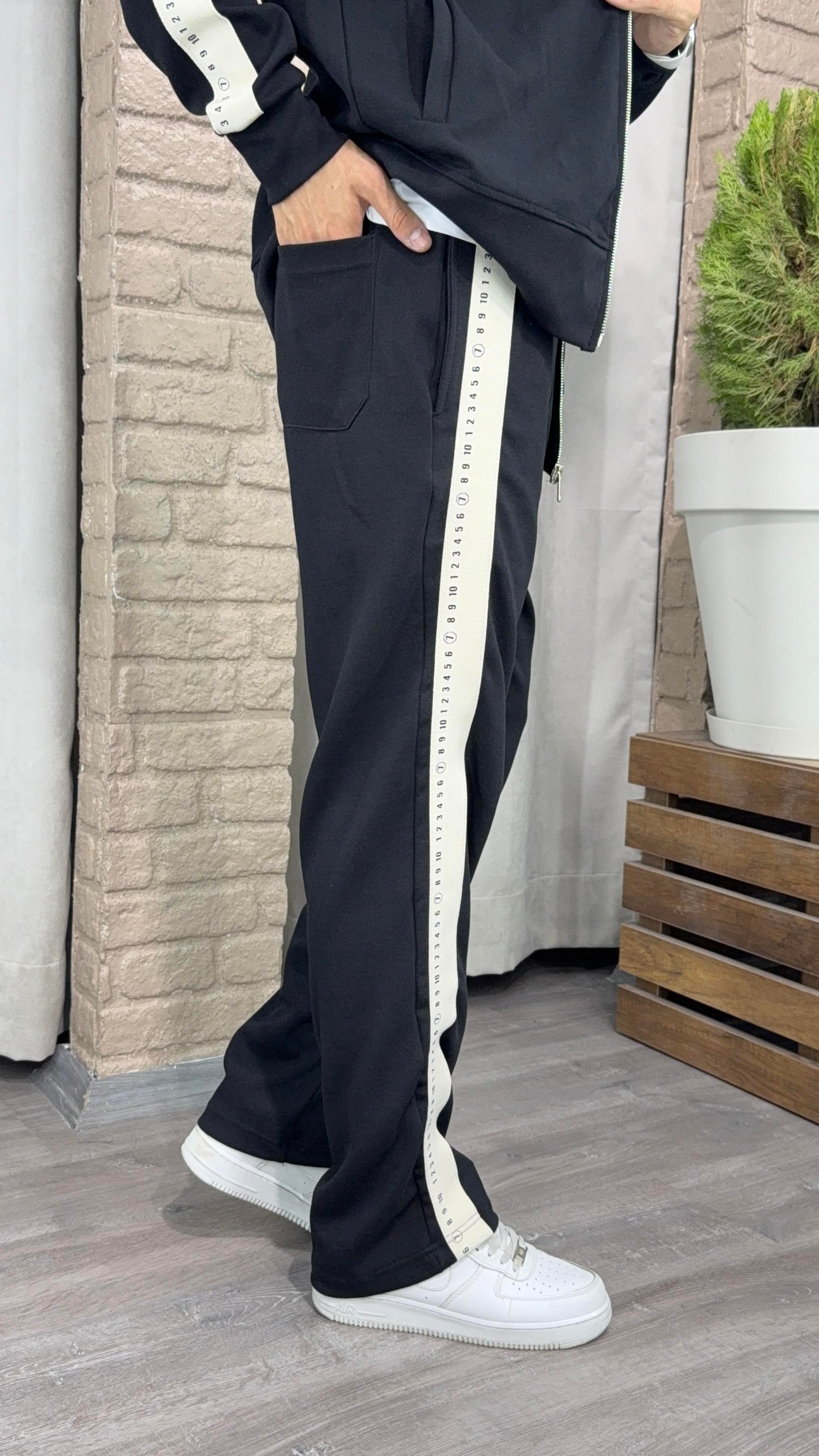 Baggy Şerit Detay Eşofman