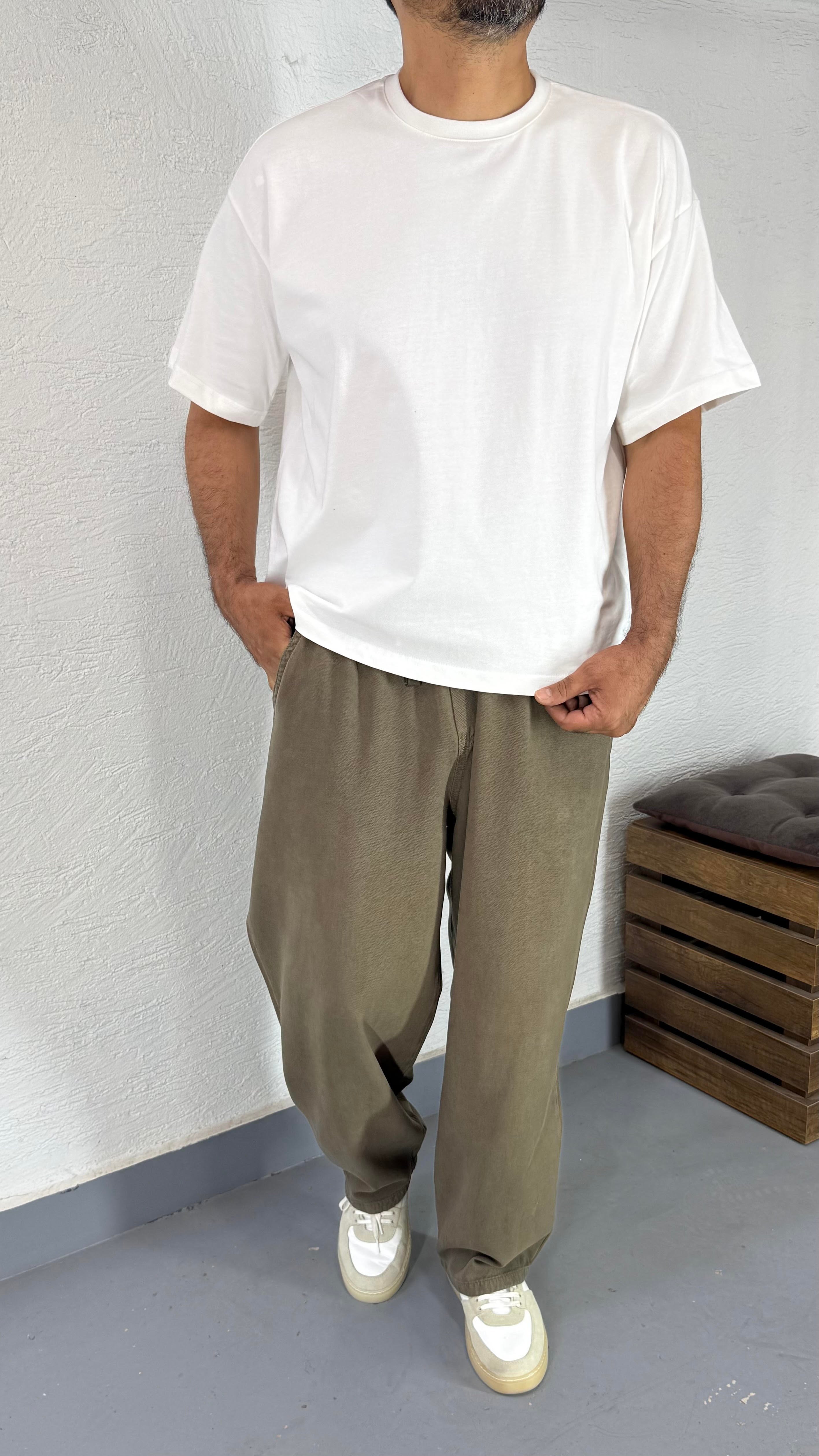 Basic Crop Oversize TShirt