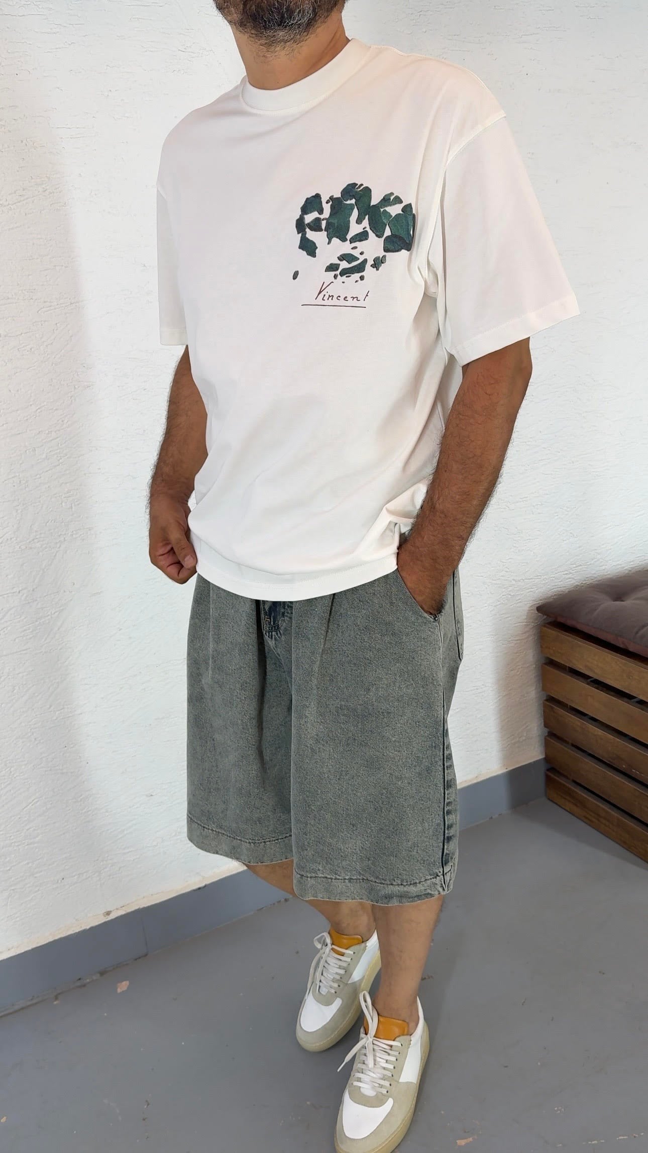 Baskı Detay Oversize Tshirt