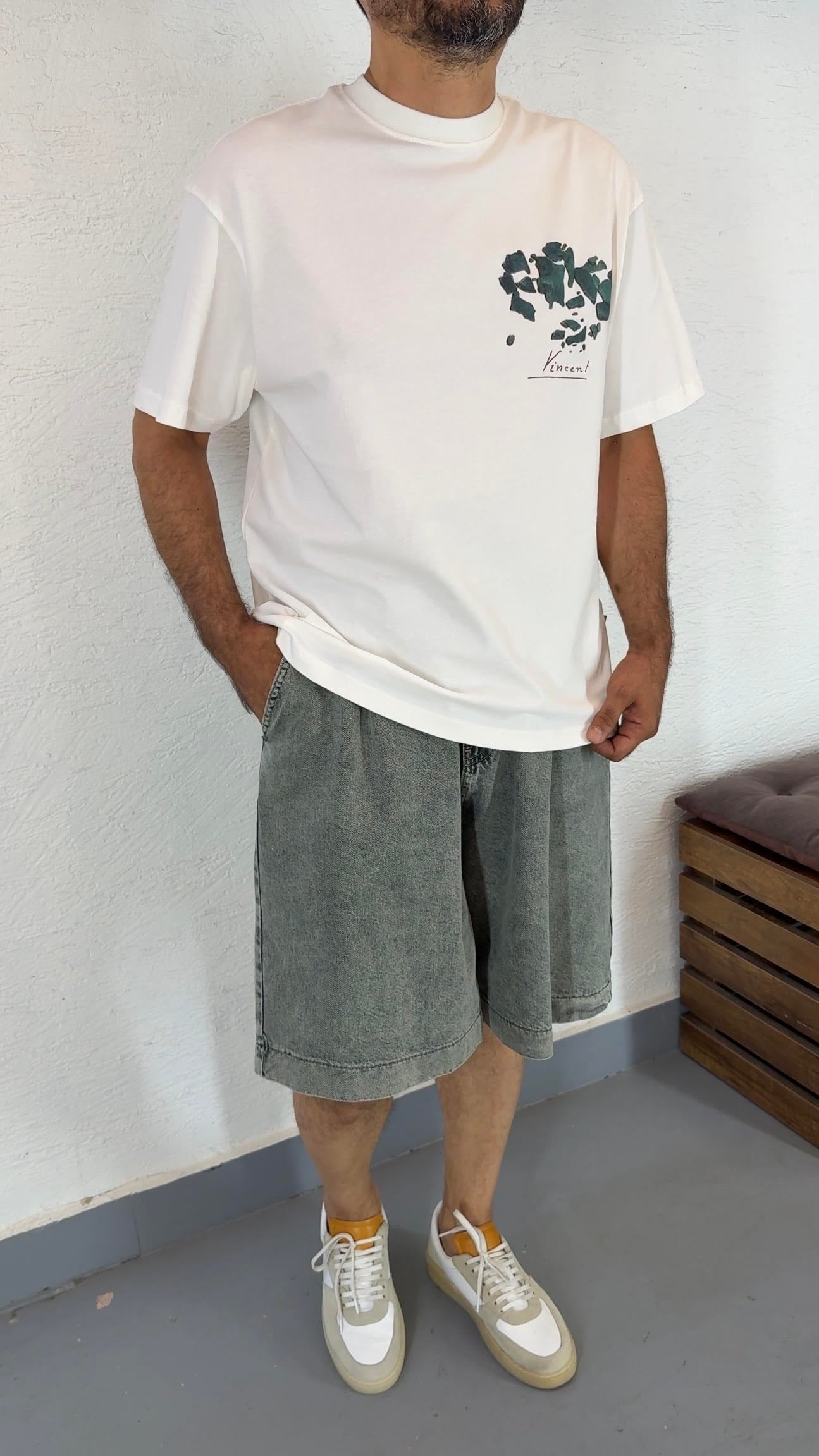 Baskı Detay Oversize Tshirt