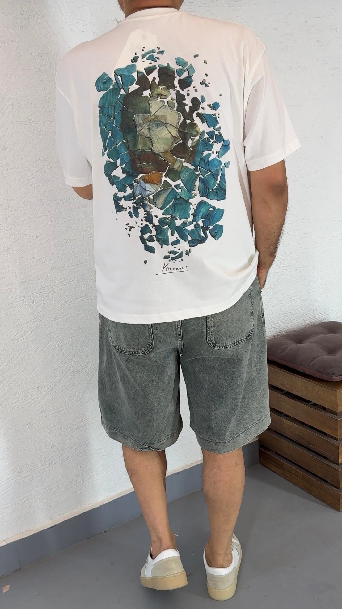 Baskı Detay Oversize Tshirt