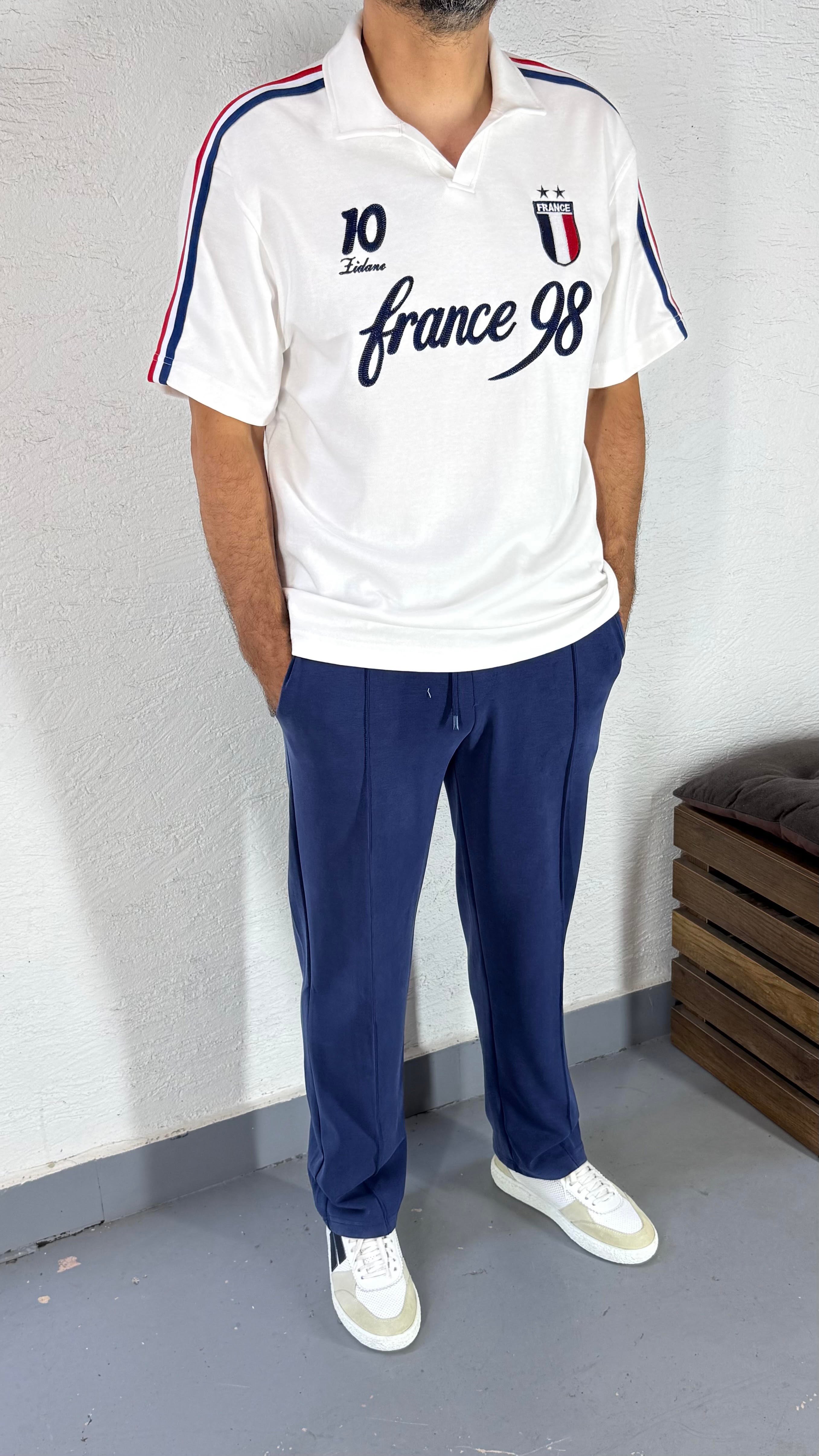 Baskı Ve Nakış Detay Fransa Tshirt