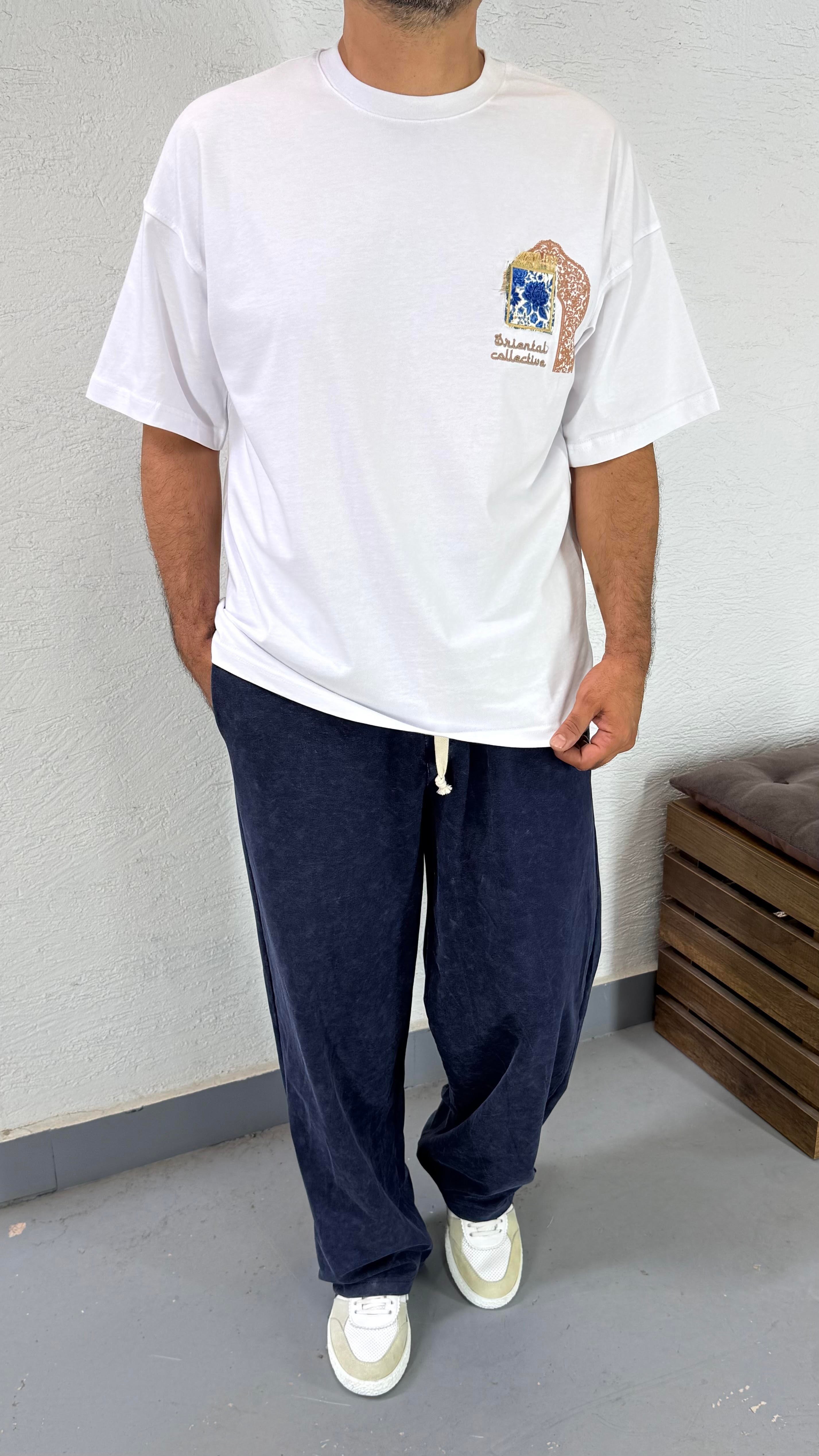 Baskı Ve Nakış Detay Oversize TShirt