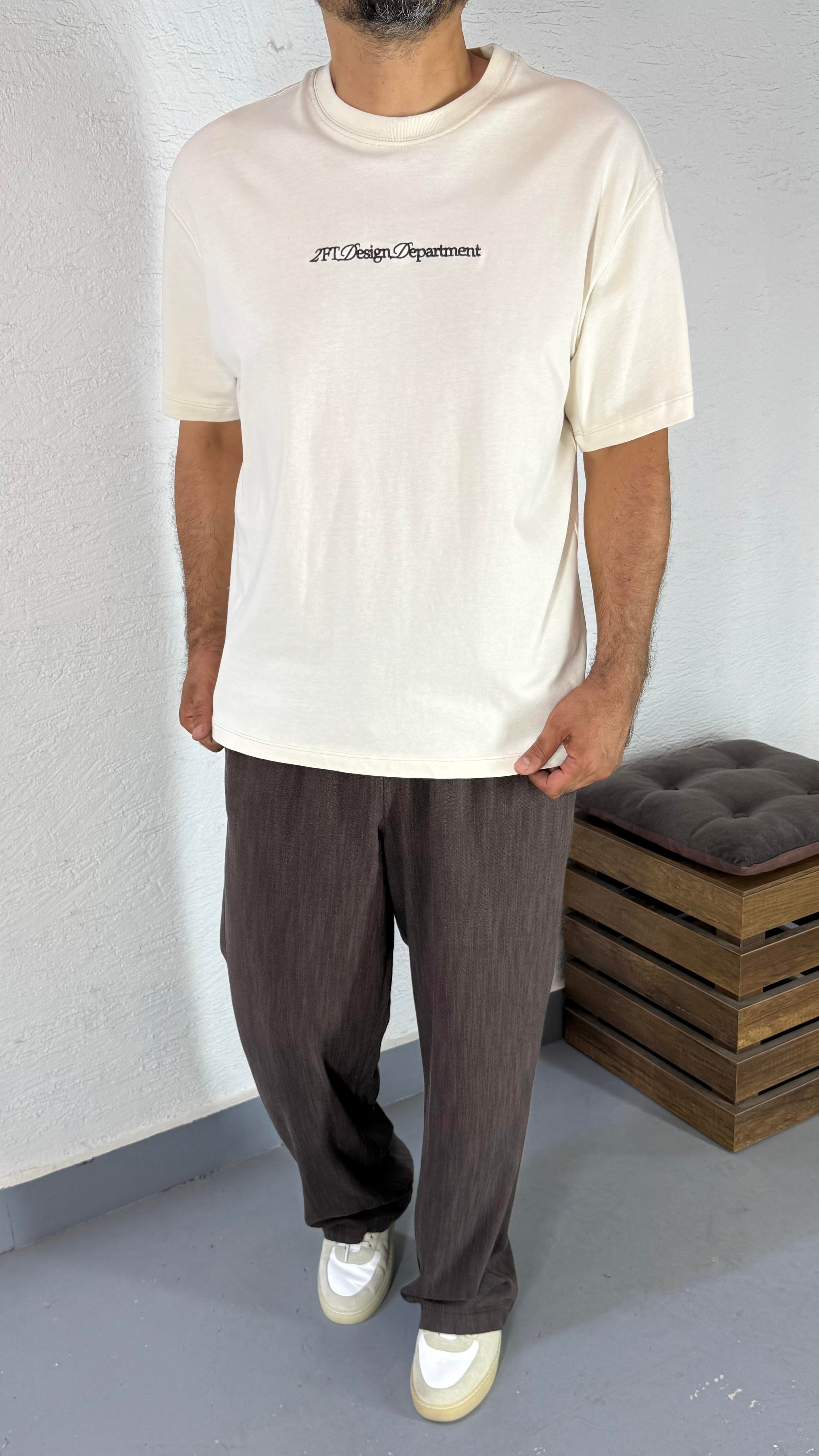 Baskı ve Nakış Detay Oversize Tshirt