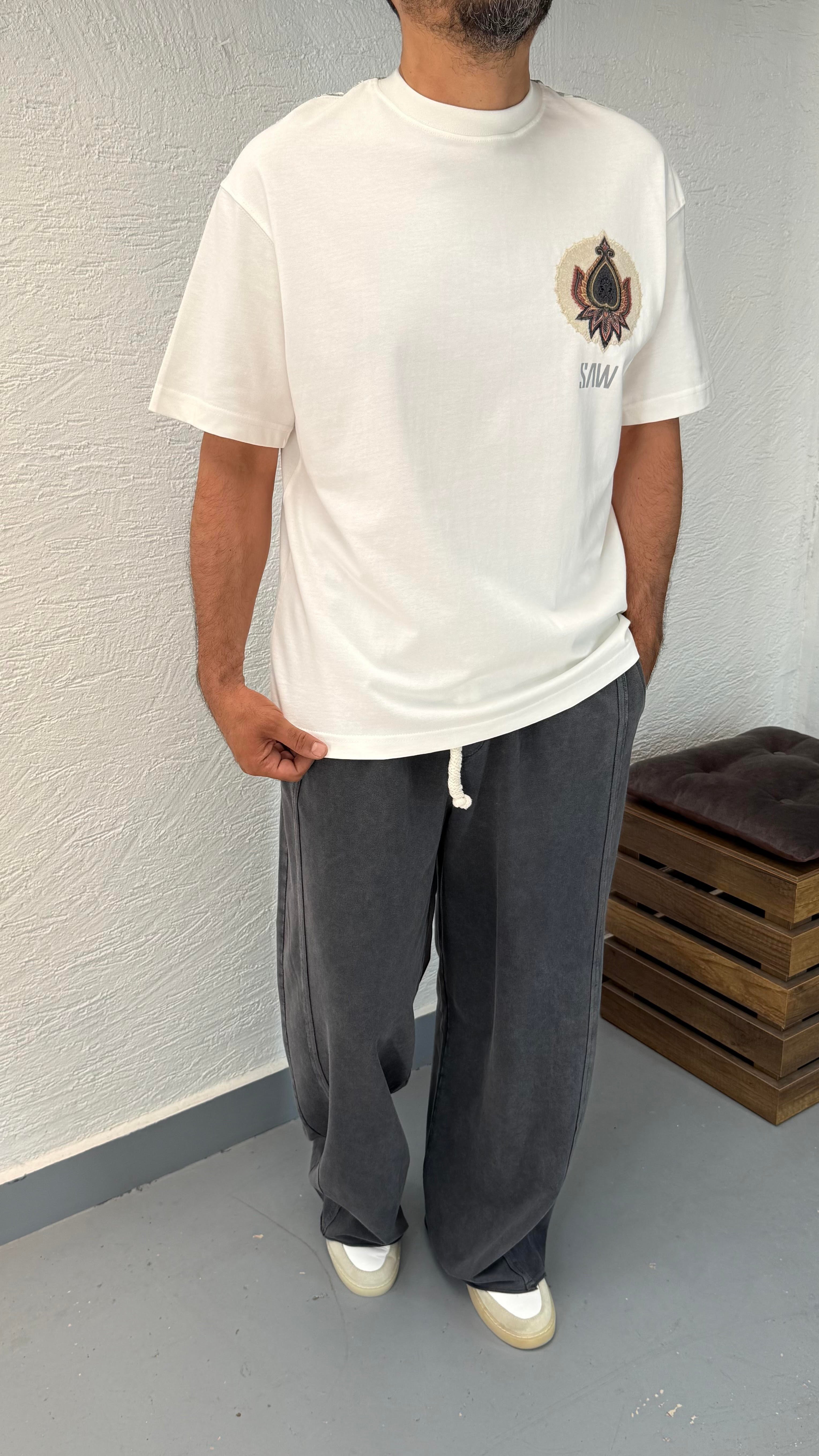 Baskı Ve Nakış Detay Tshirt