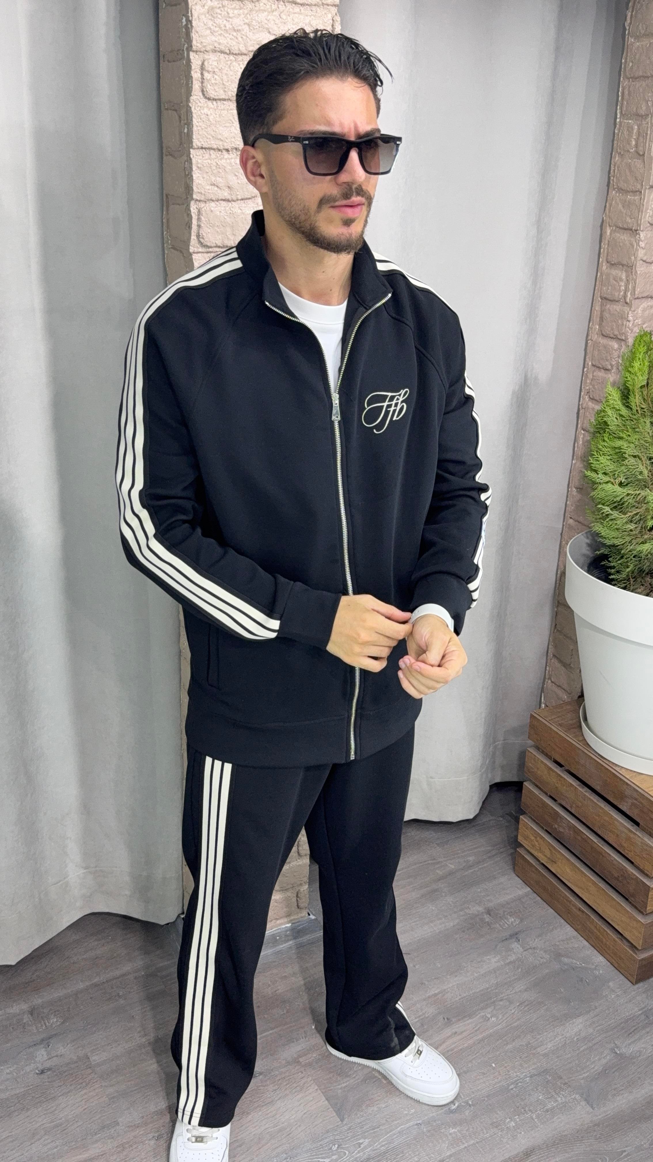 Baskılı Fermuarlı Sweatshirt