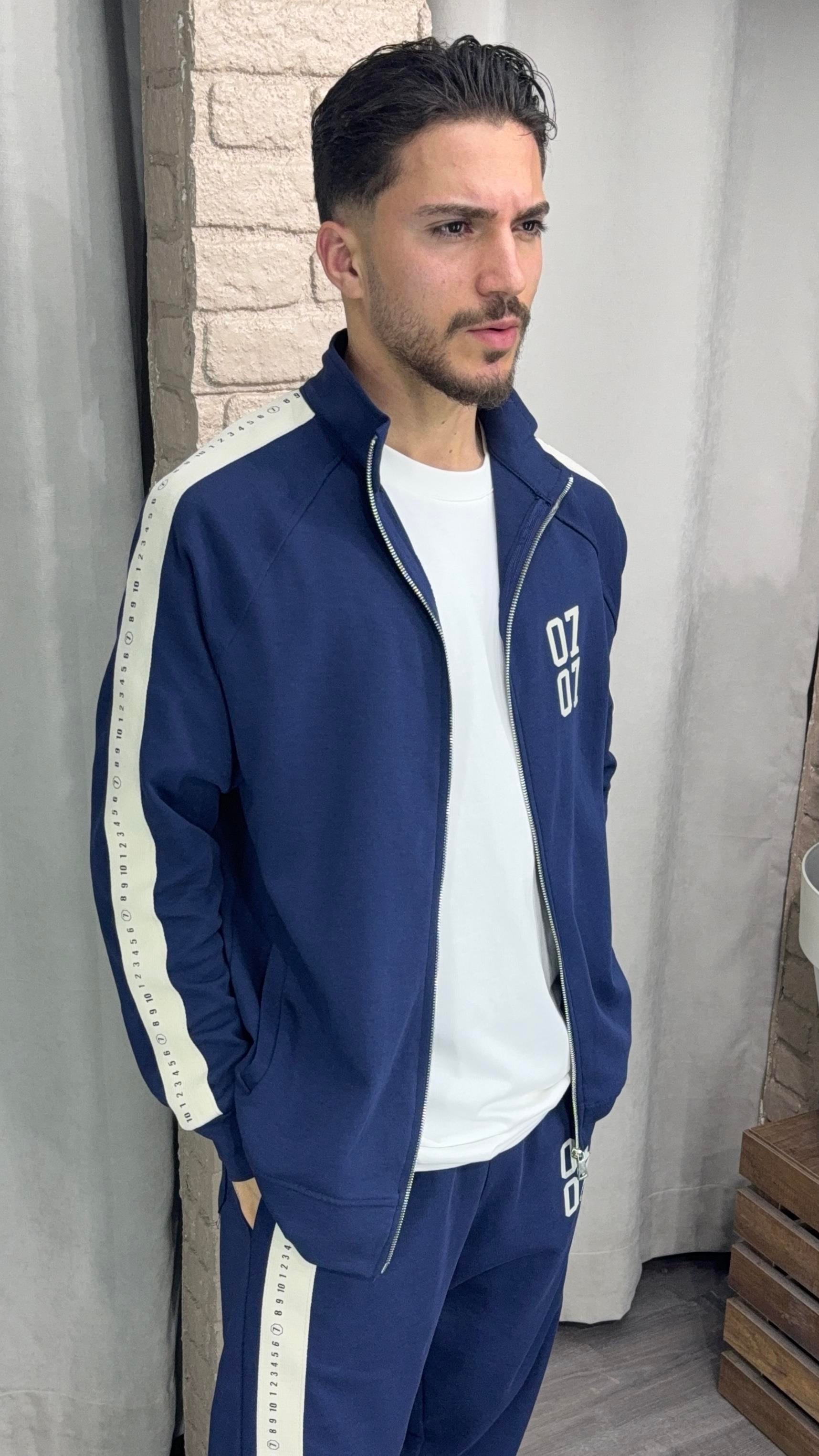 Baskılı Fermuarlı Sweatshirt