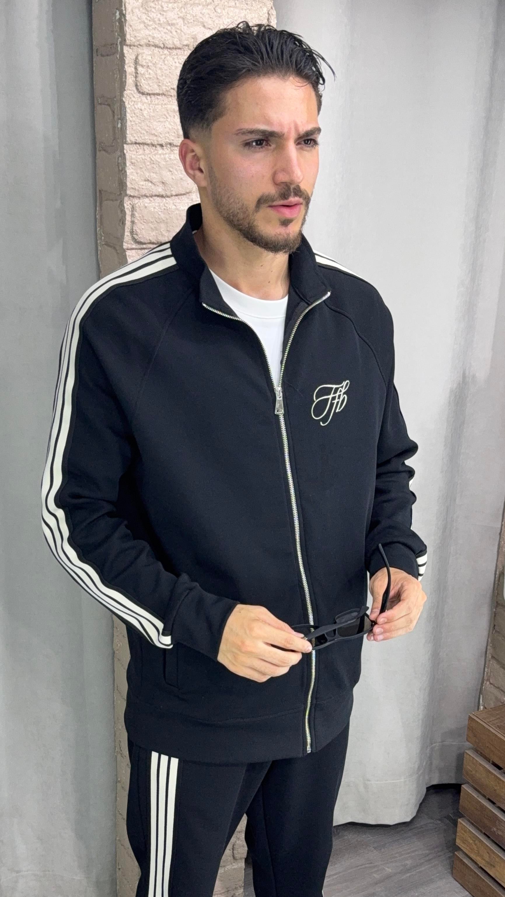 Baskılı Fermuarlı Sweatshirt