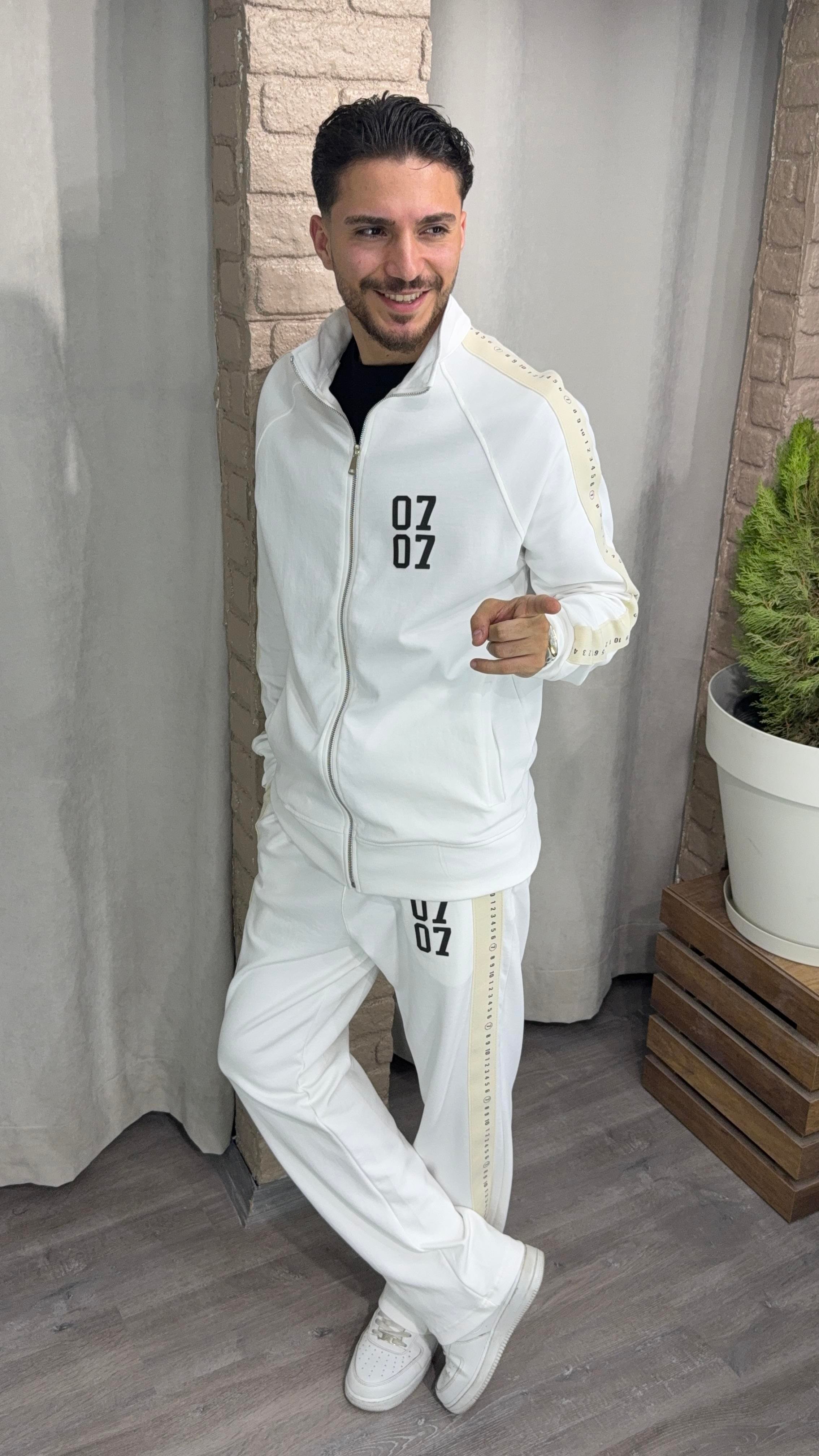 Baskılı Fermuarlı Sweatshirt