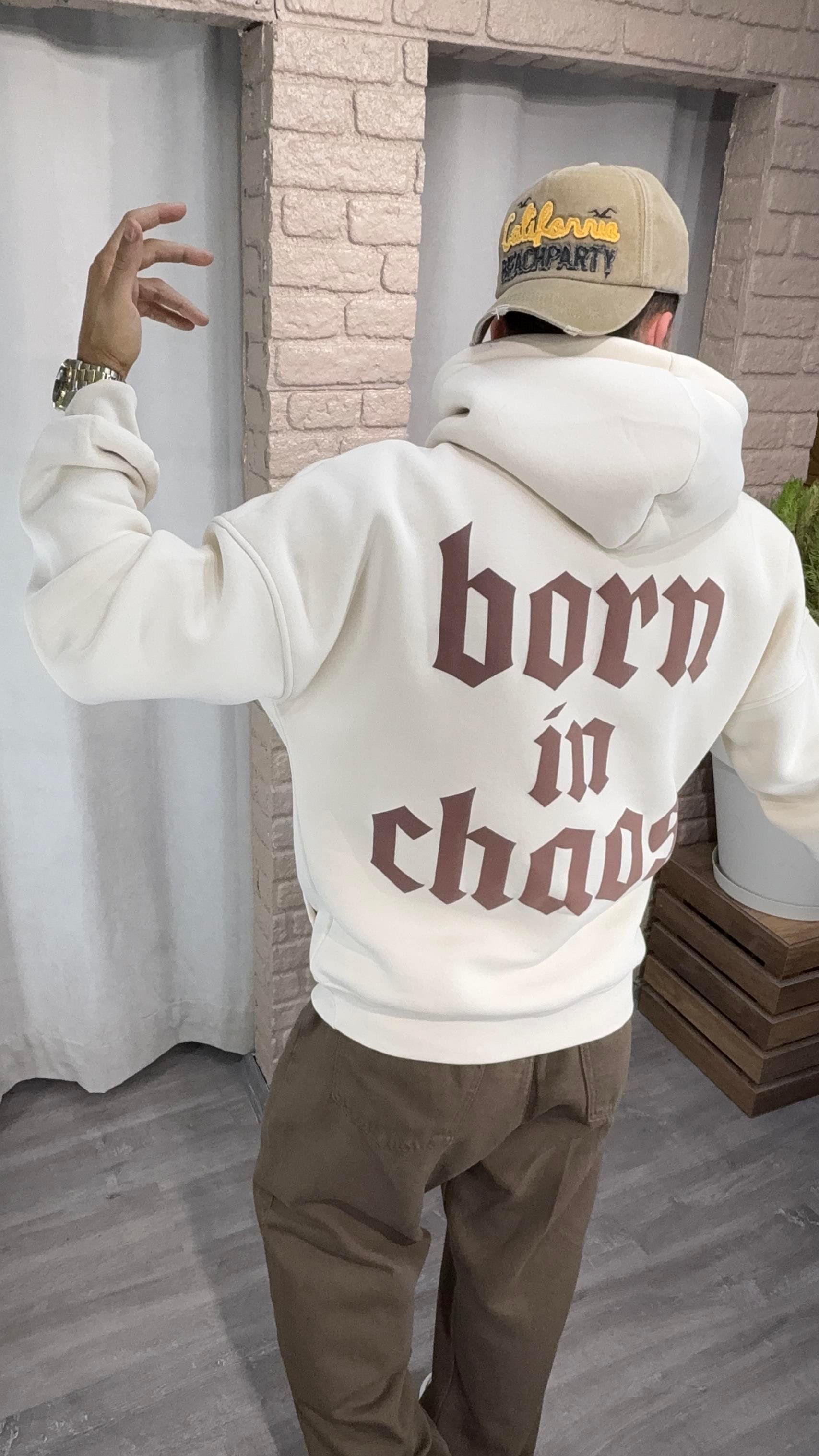 Baskılı Şardonlu Sweatshirt