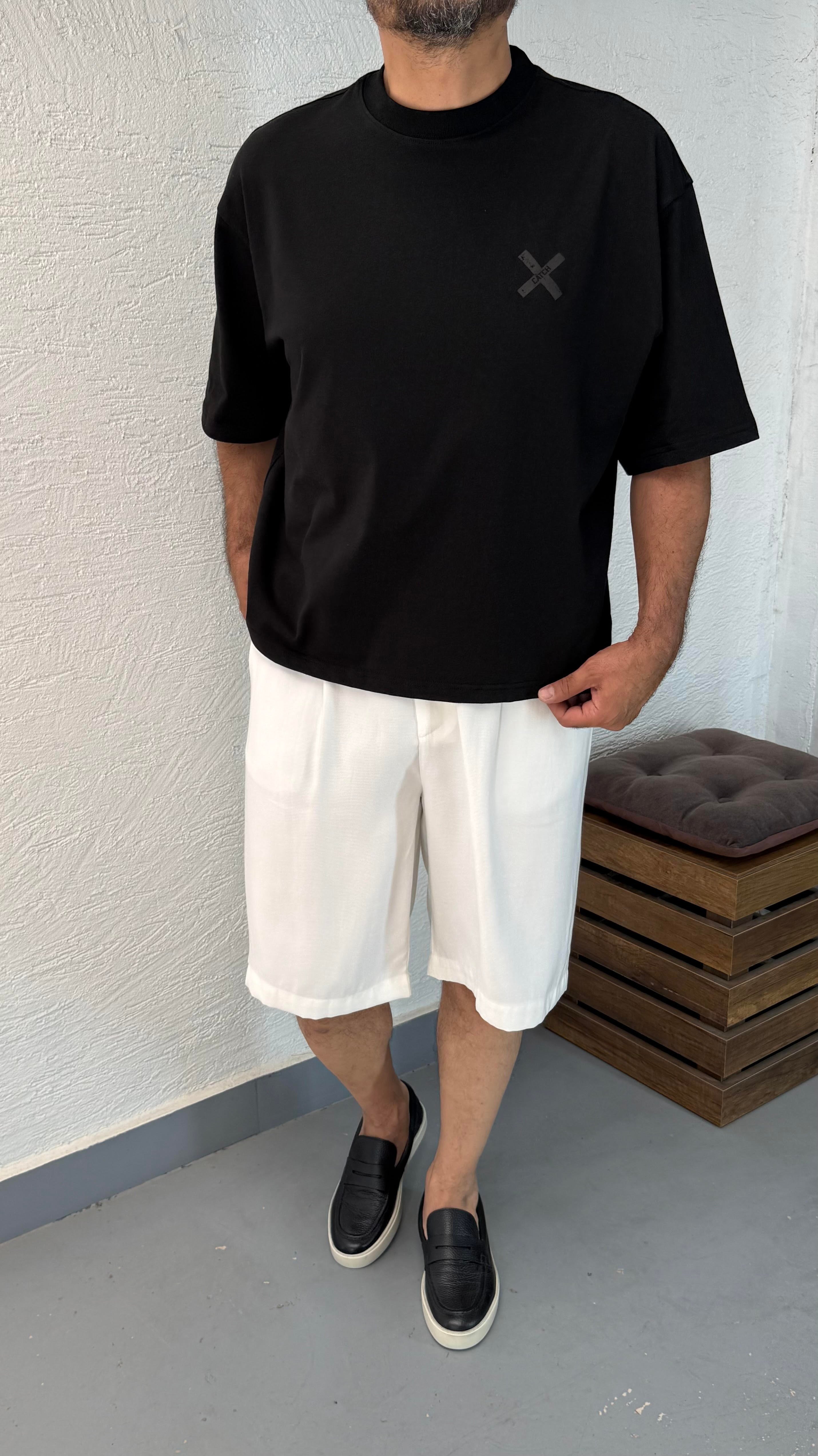 Boxyfit Baskı Detay Tshirt