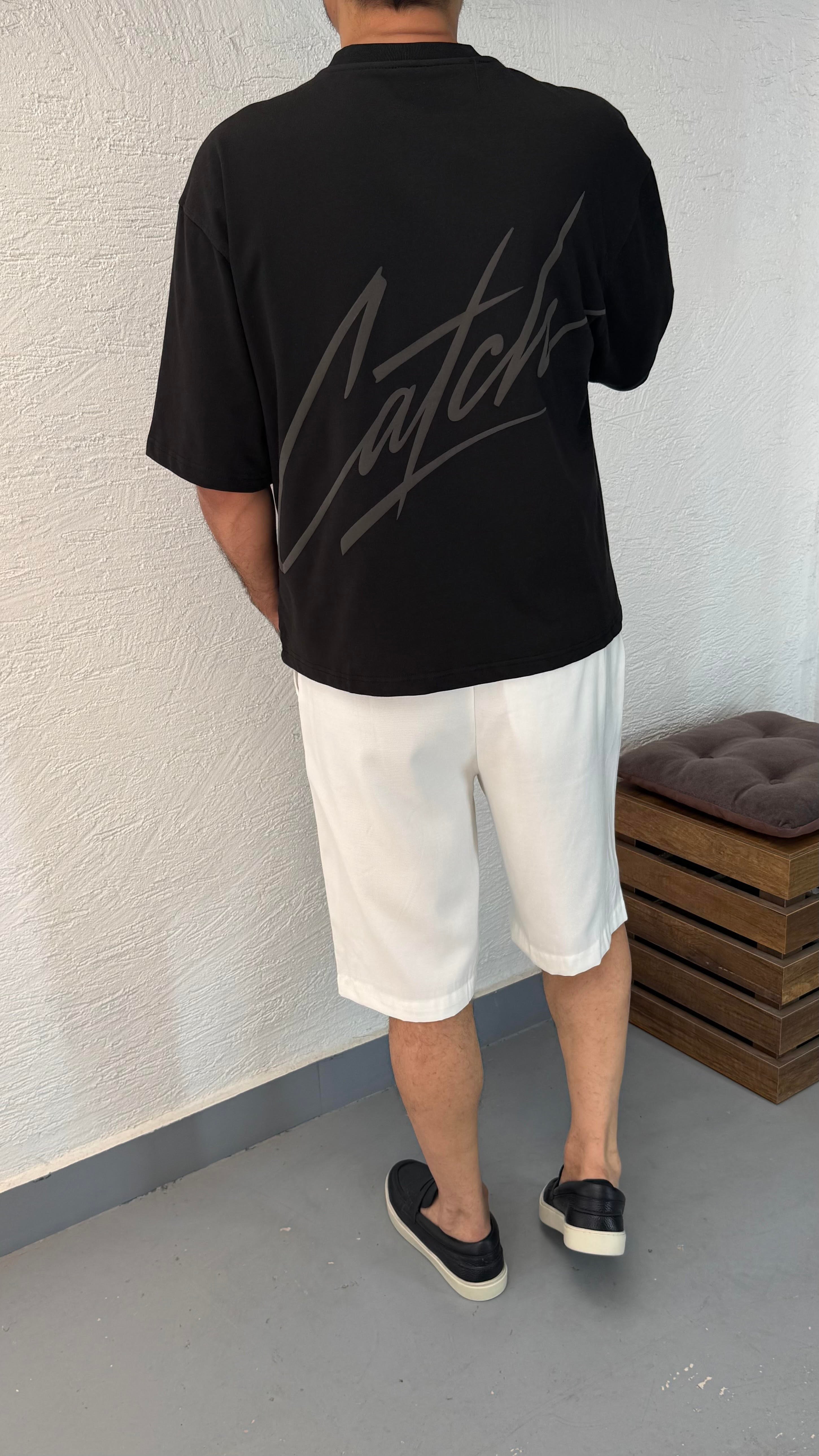 Boxyfit Baskı Detay Tshirt