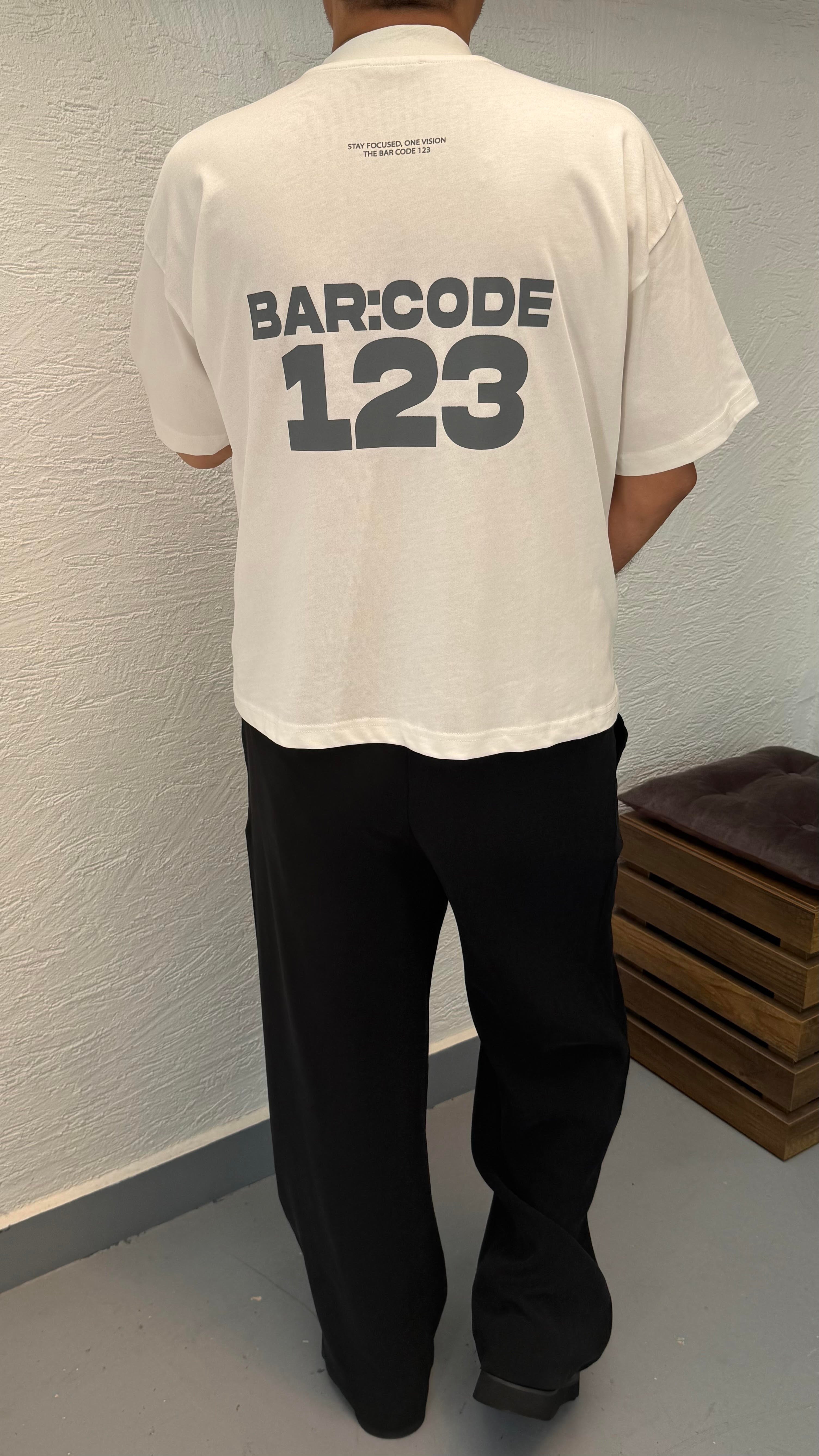Crop Baskı Detay TShirt