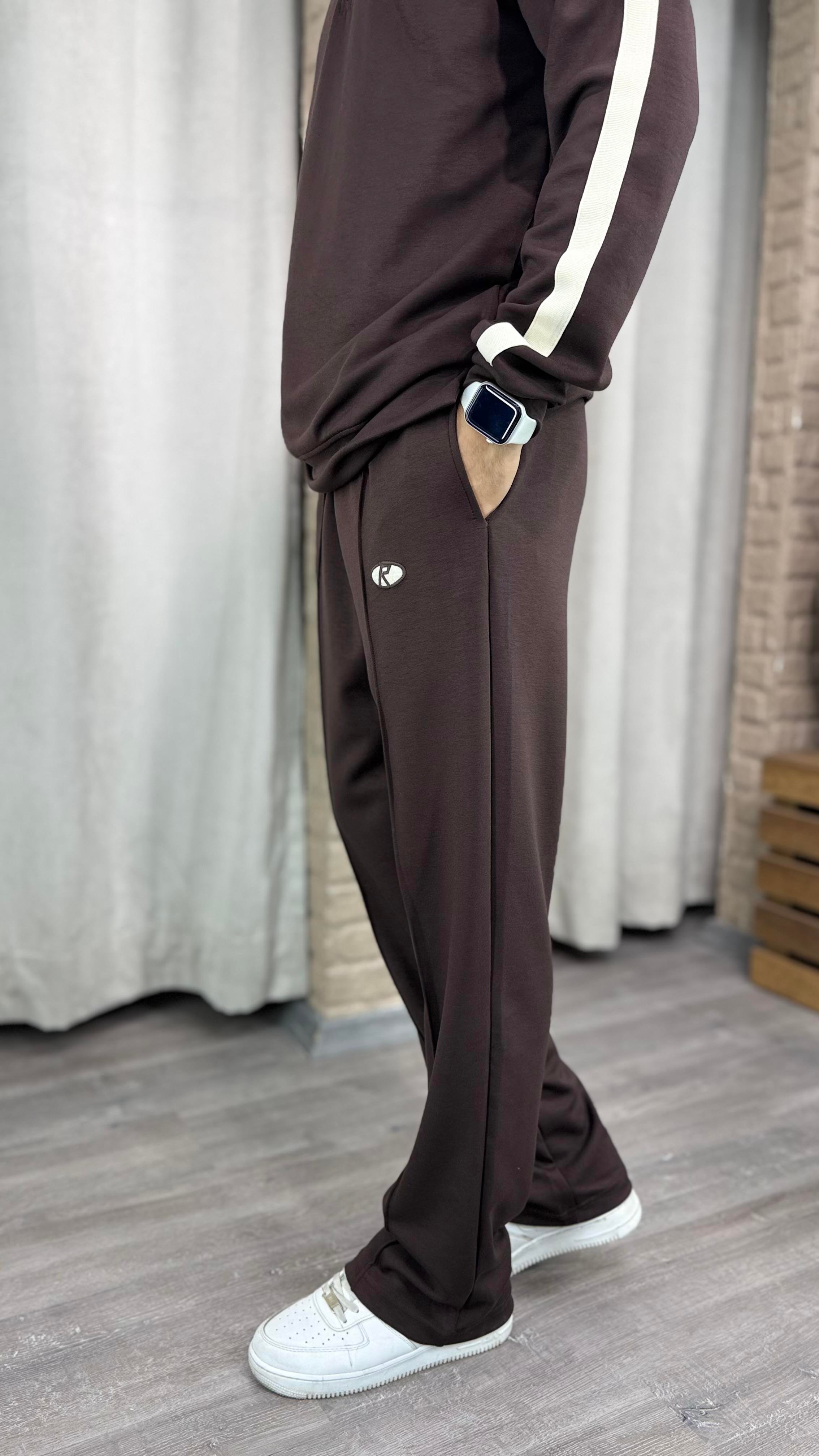 Fermuarlı Sweatshirt ve Baggy Eşofmanaltı Takım