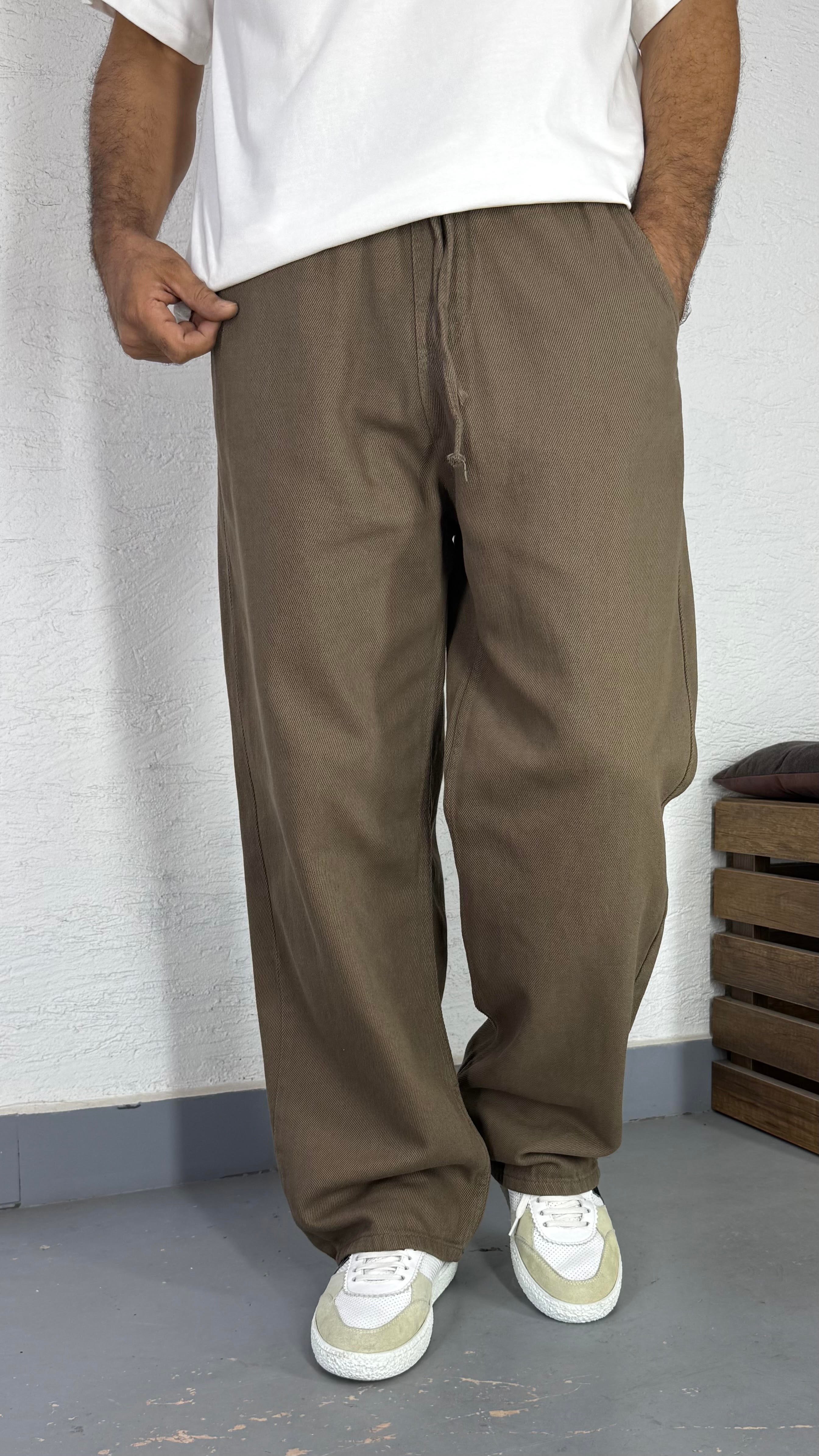 Gabardin Ultra Baggy Pantolon