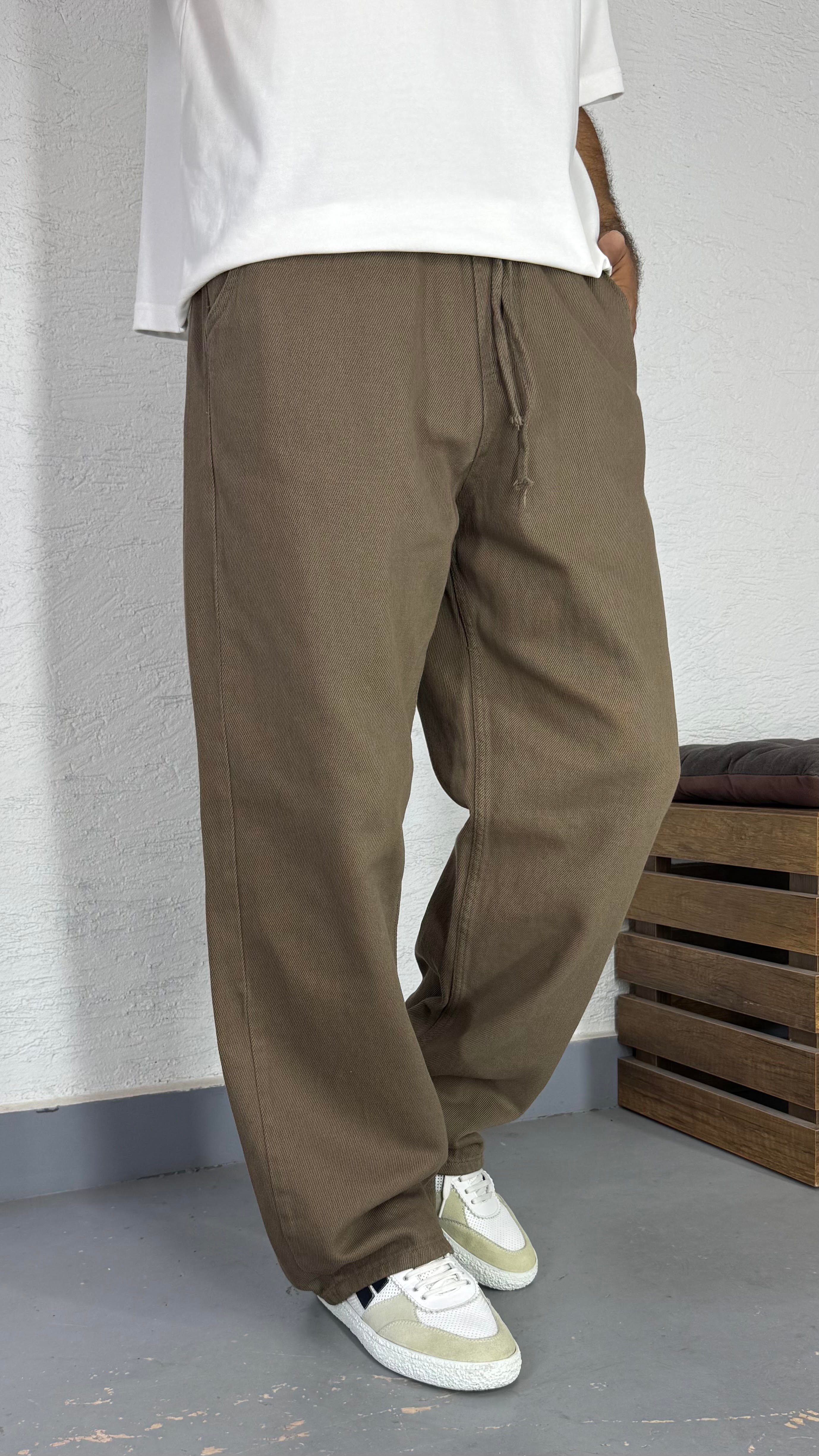 Gabardin Ultra Baggy Pantolon