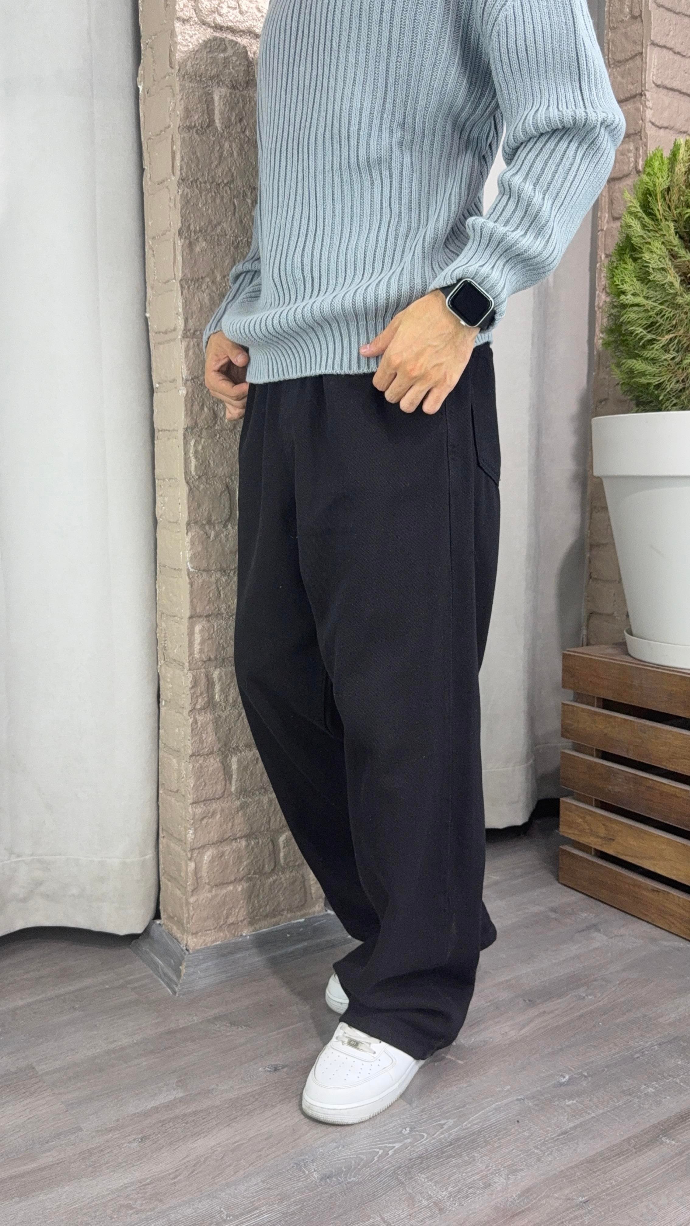 Gabardin Ultra Baggy Pantolon