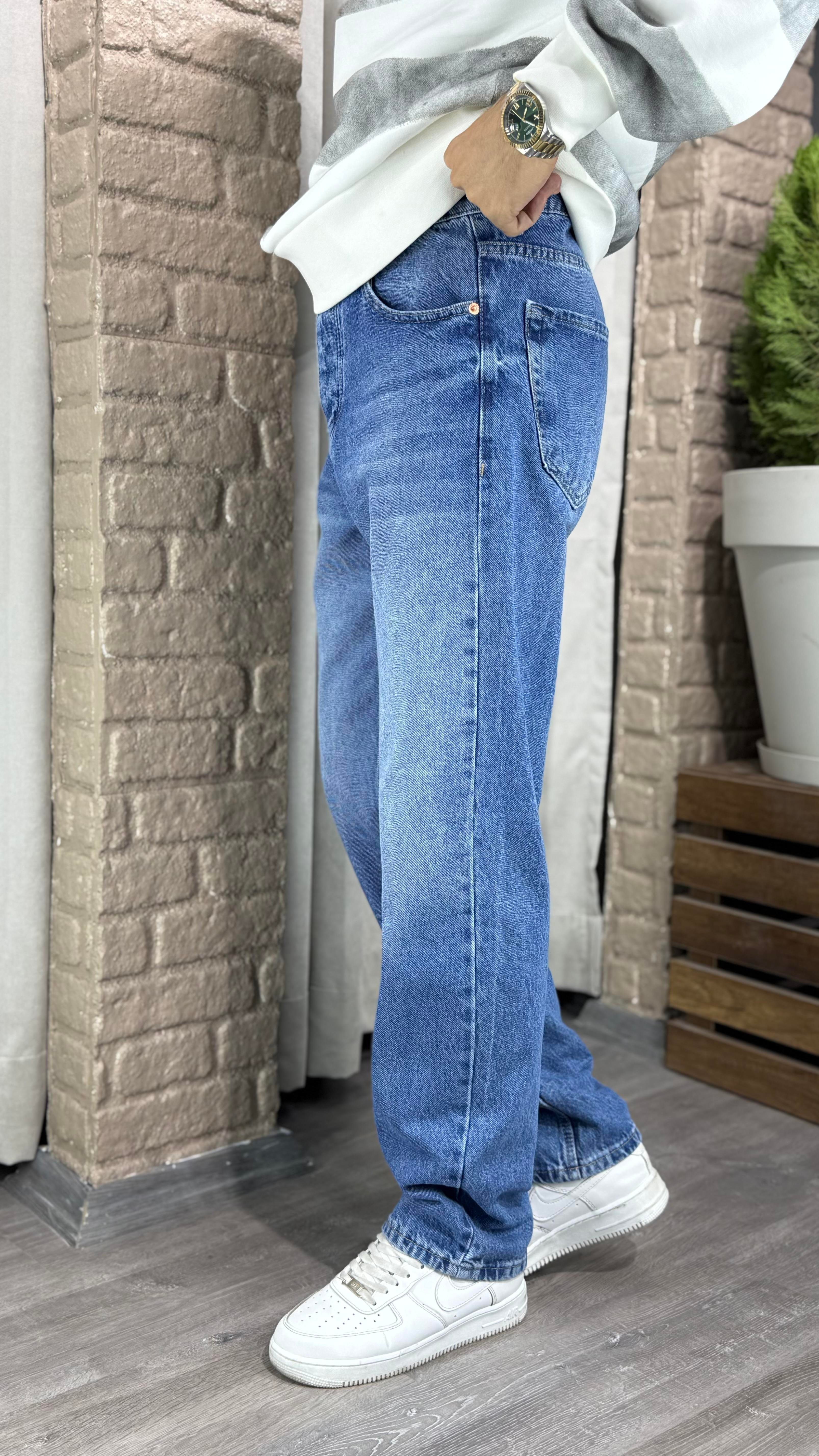 Gabardin Ultra Baggy Pantolon