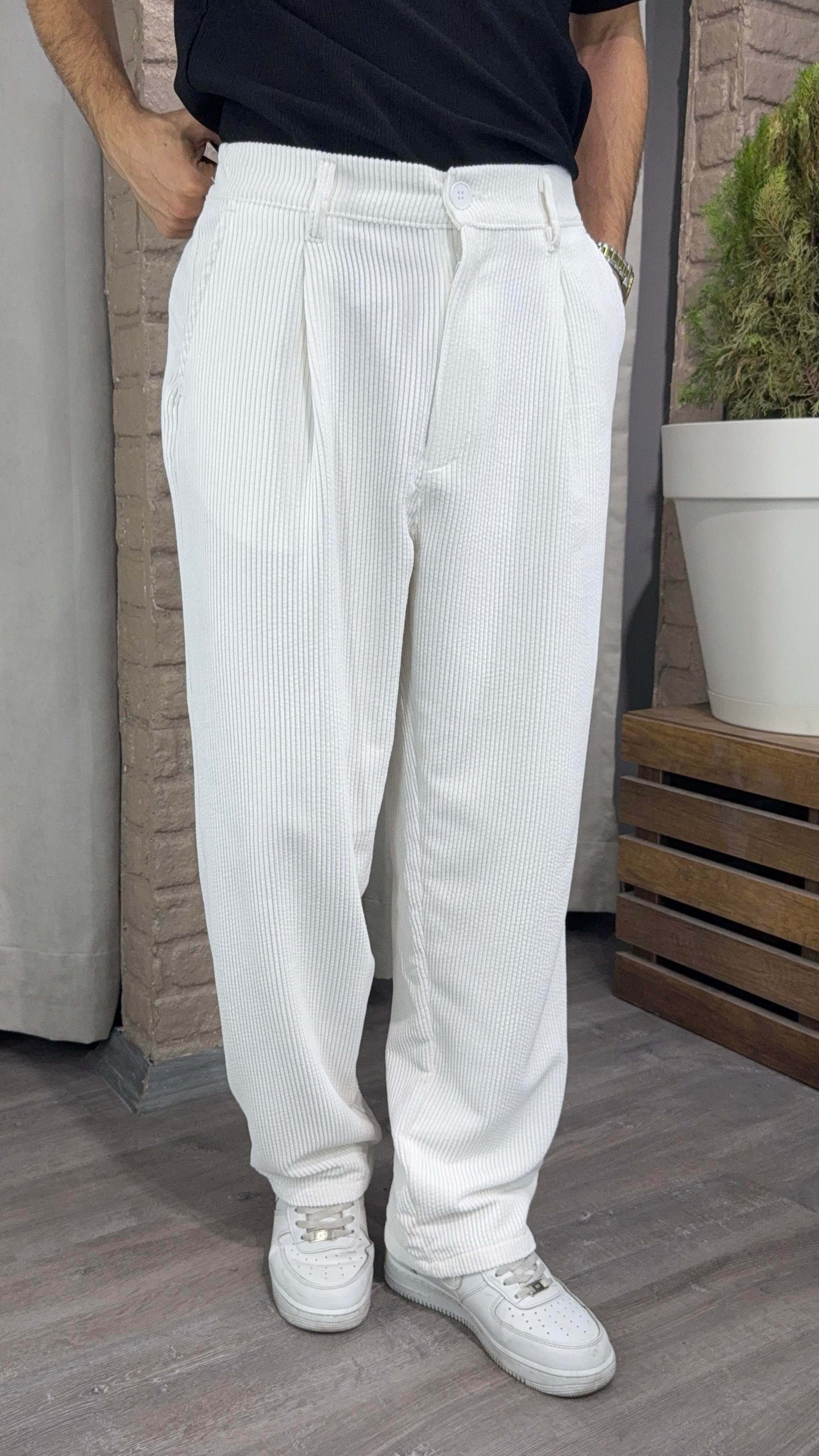 Kadife Baggy Pantolon