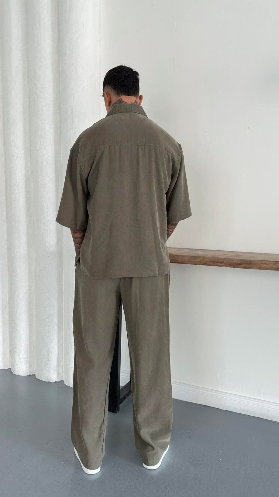 Modal Ocersize Gömlek n ve Baggy Pantolon