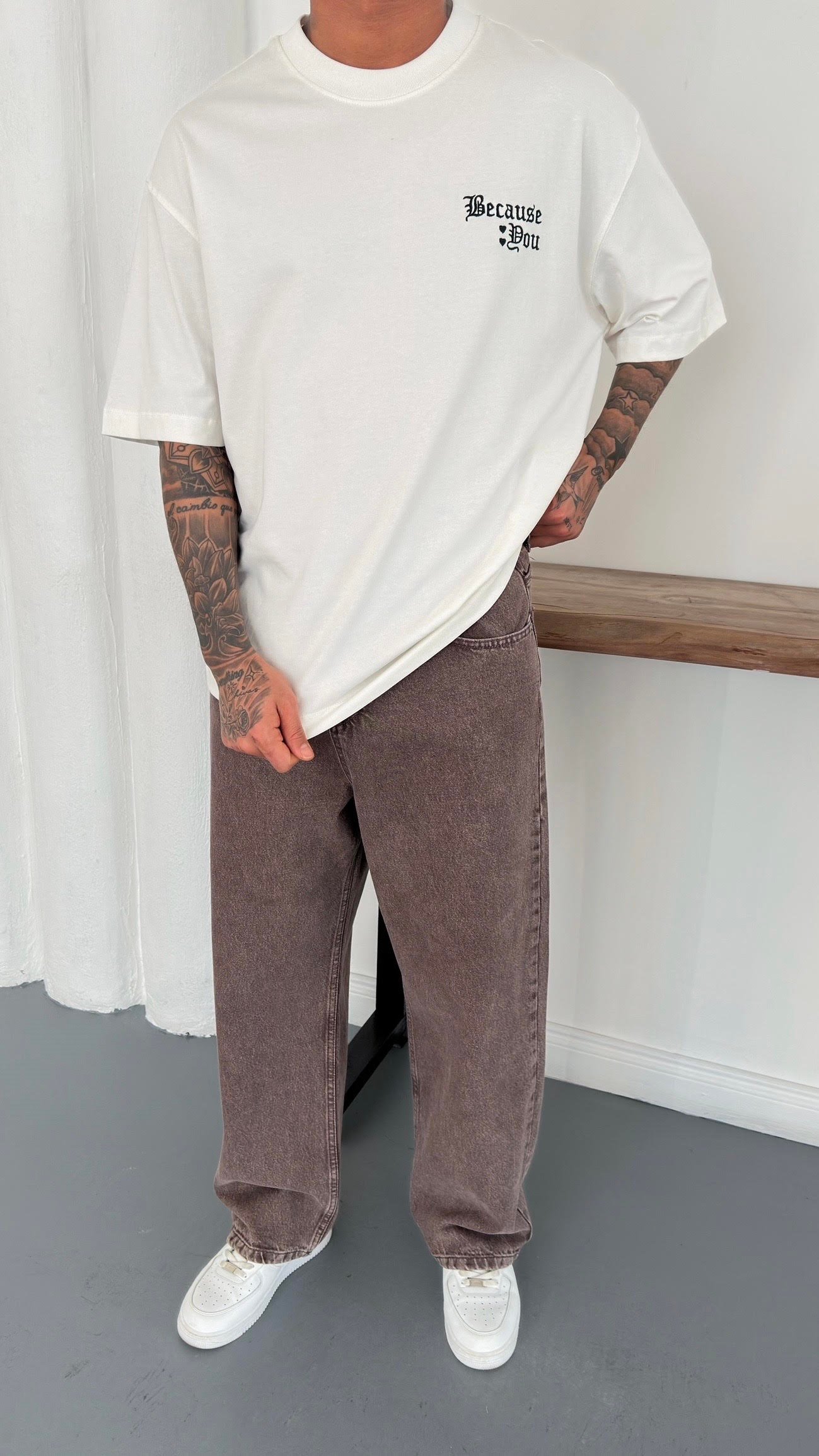Oversize Baskılı TShirt
