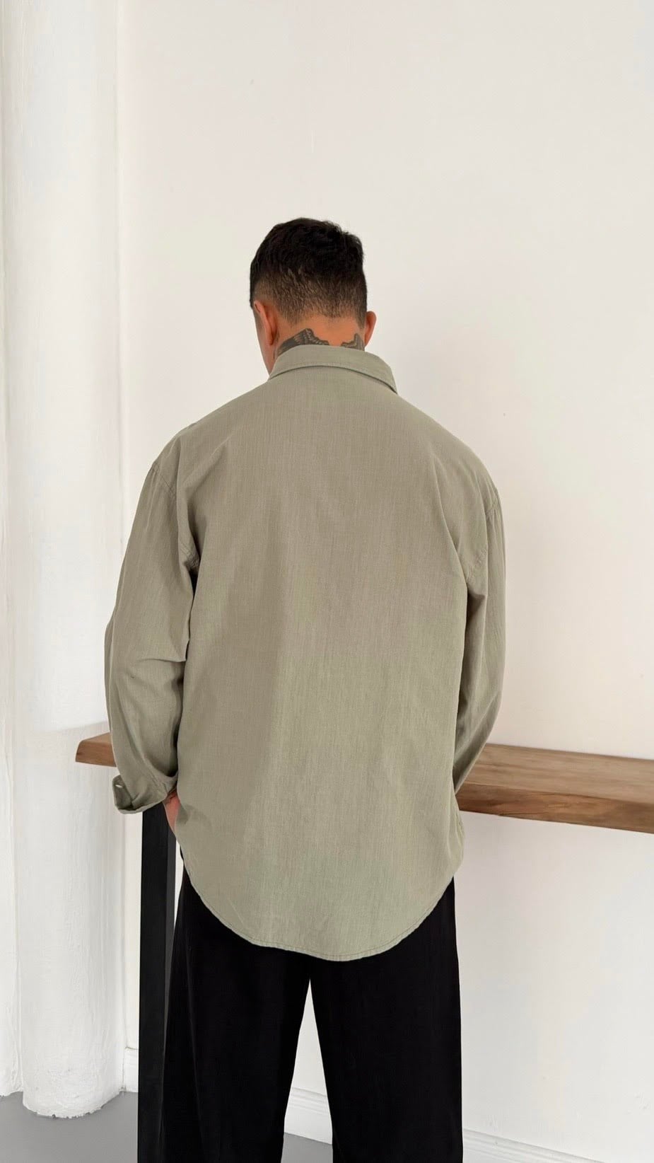 Oversize Fresh Keten Gömlek