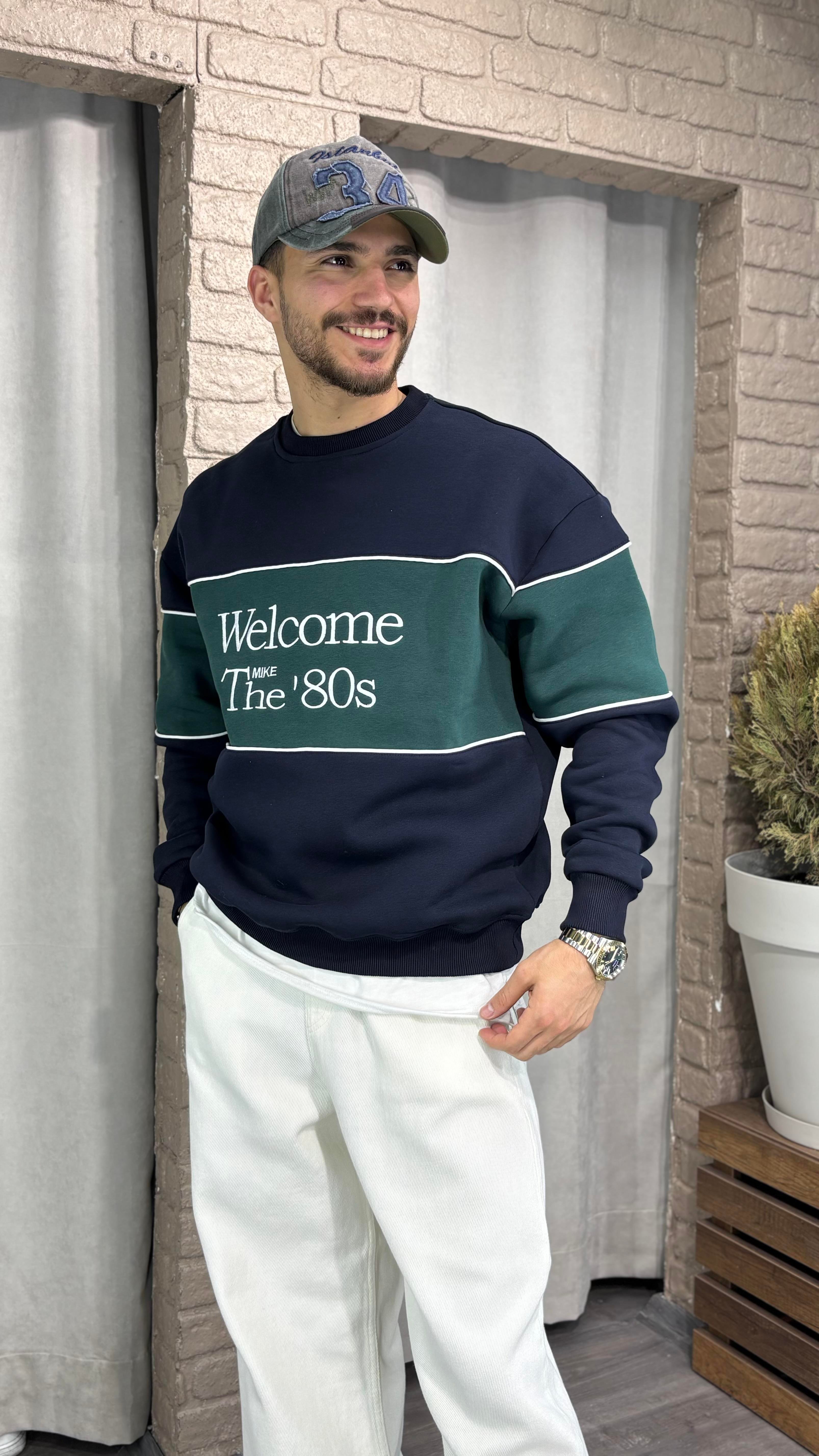 Oversize Nakış Detay Sweatshirt