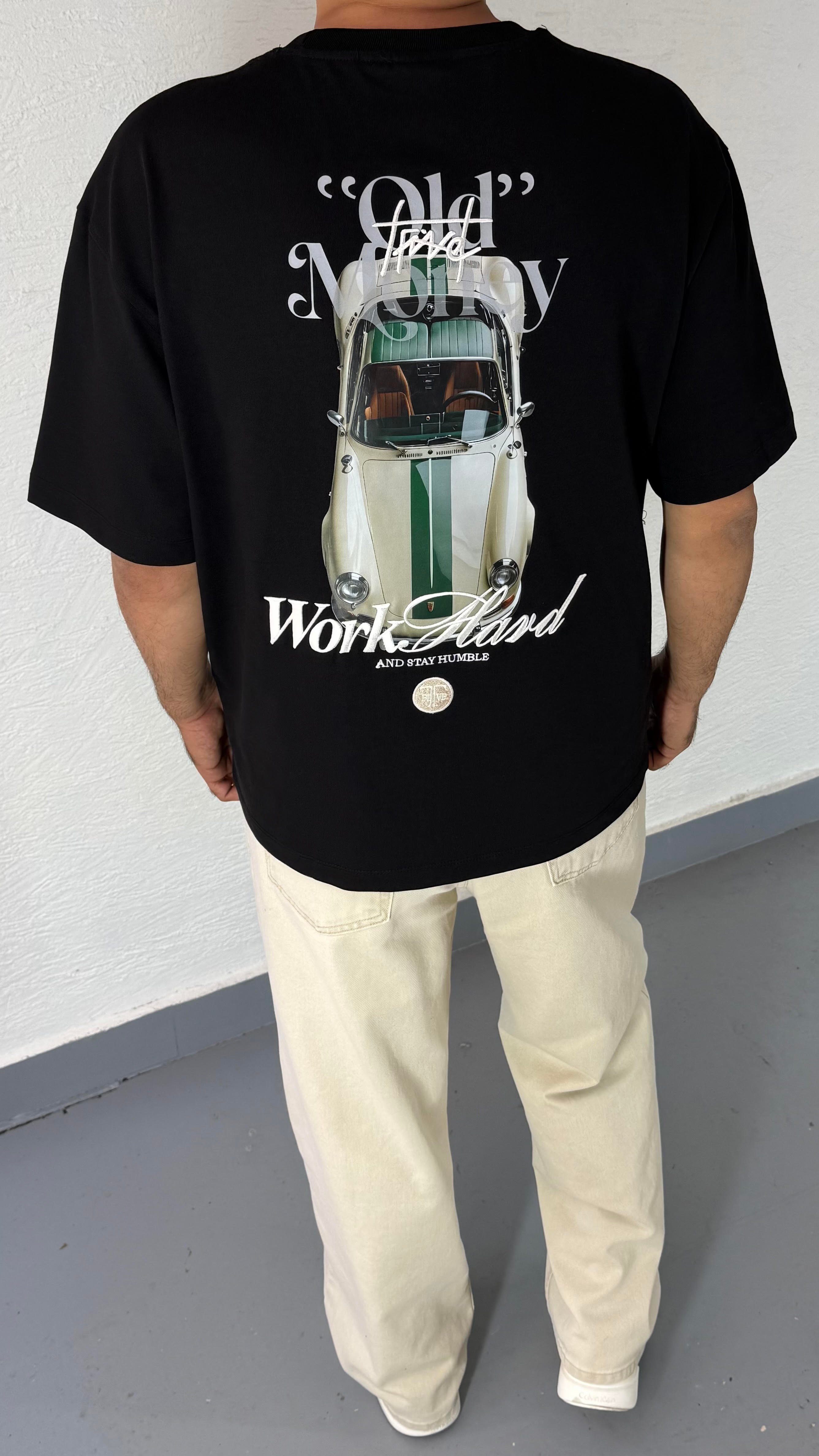 Oversize Nakış Ve Baskı Detay T-Shirt